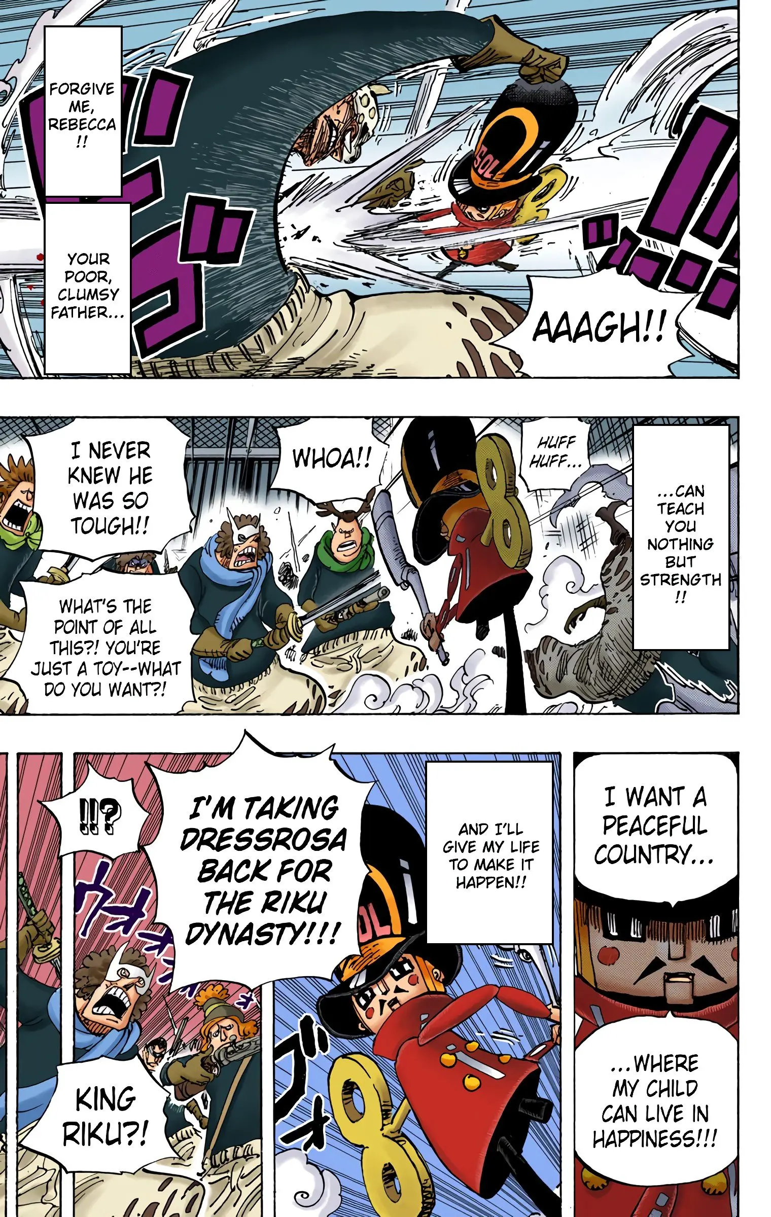One Piece Colored, chapter 733, page 17