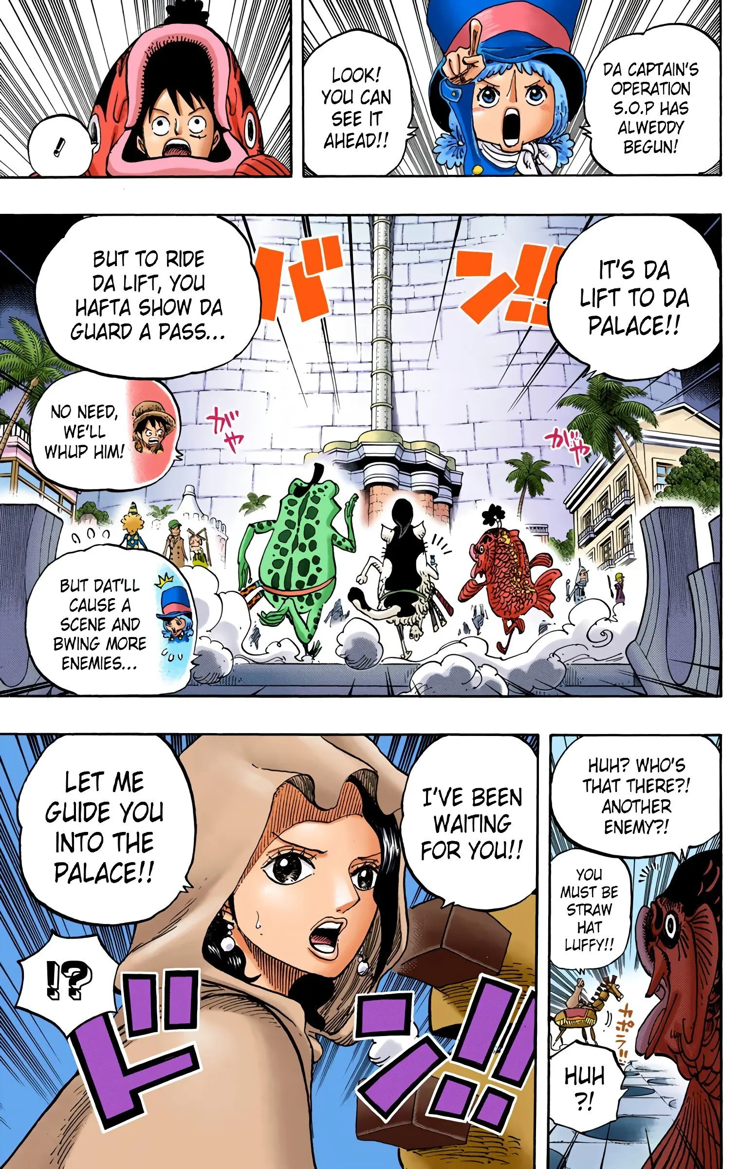 One Piece Colored, chapter 734, page 18