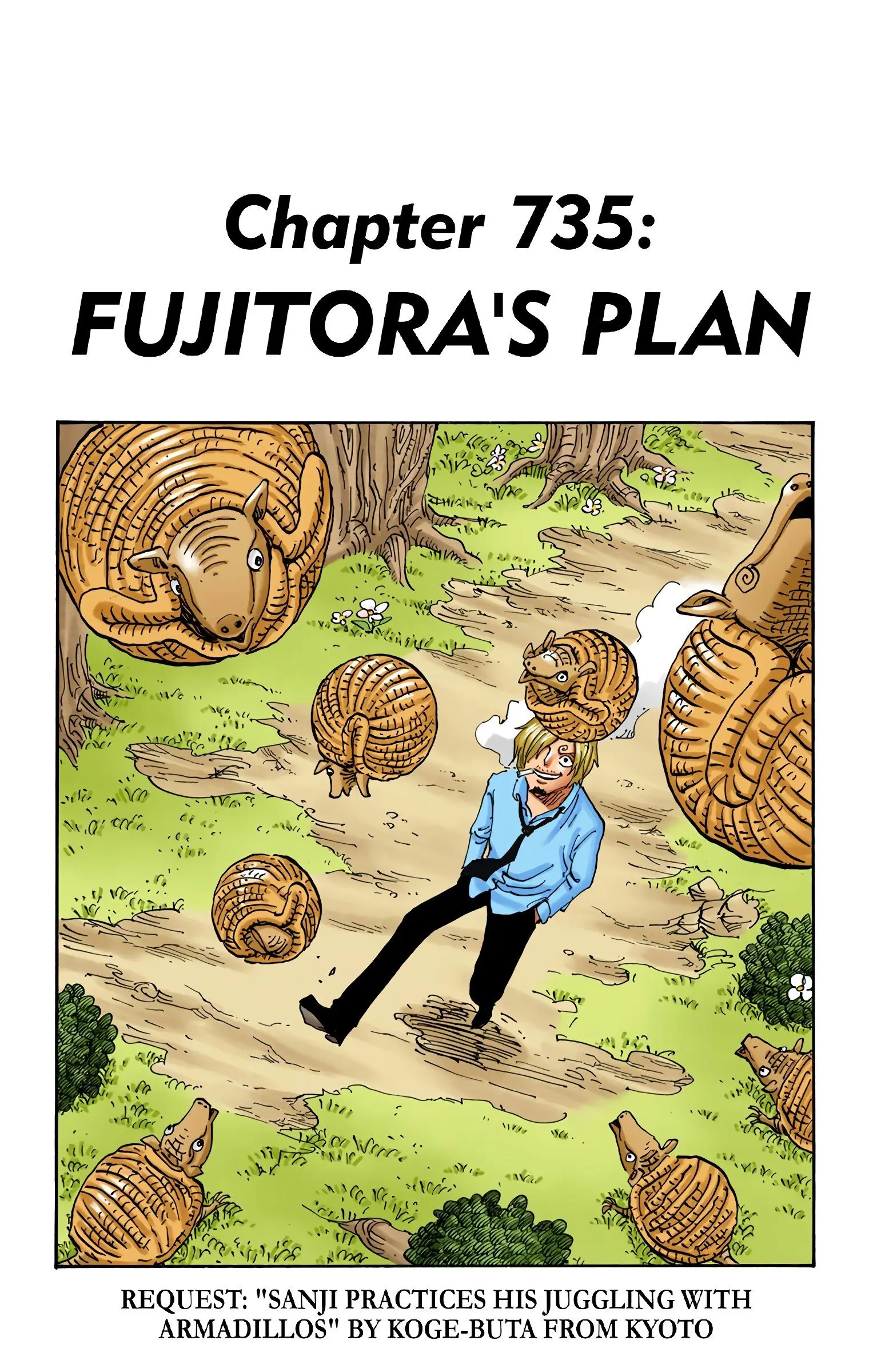 One Piece Colored, chapter 735, page 1