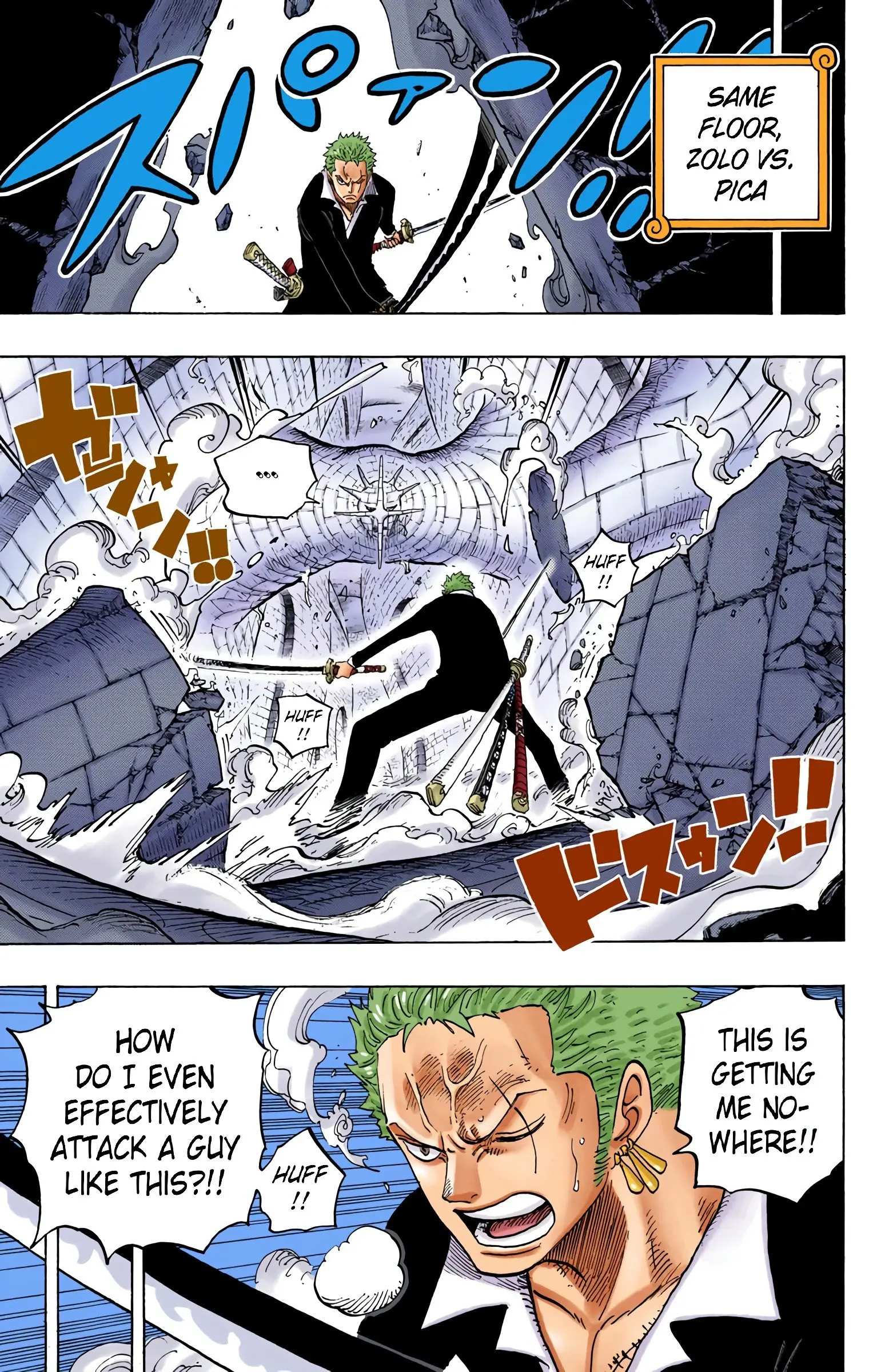 One Piece Colored, chapter 740, page 3