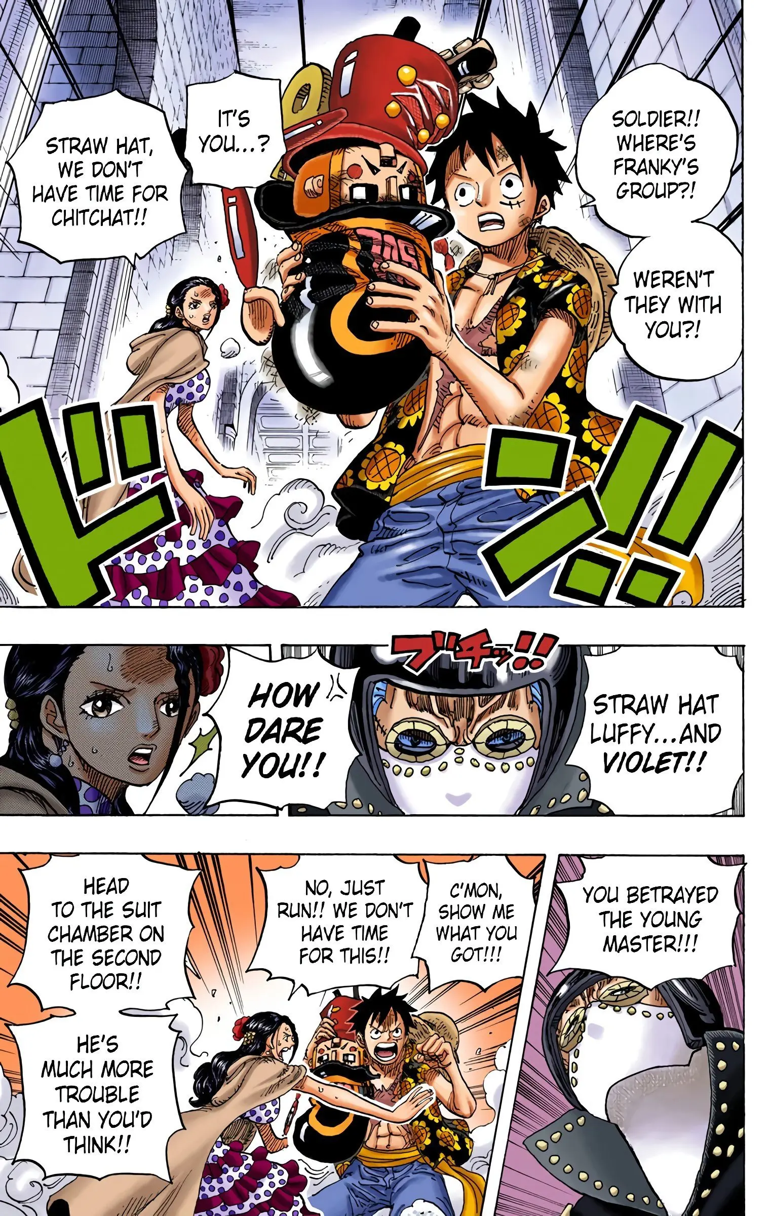 One Piece Colored, chapter 740, page 9