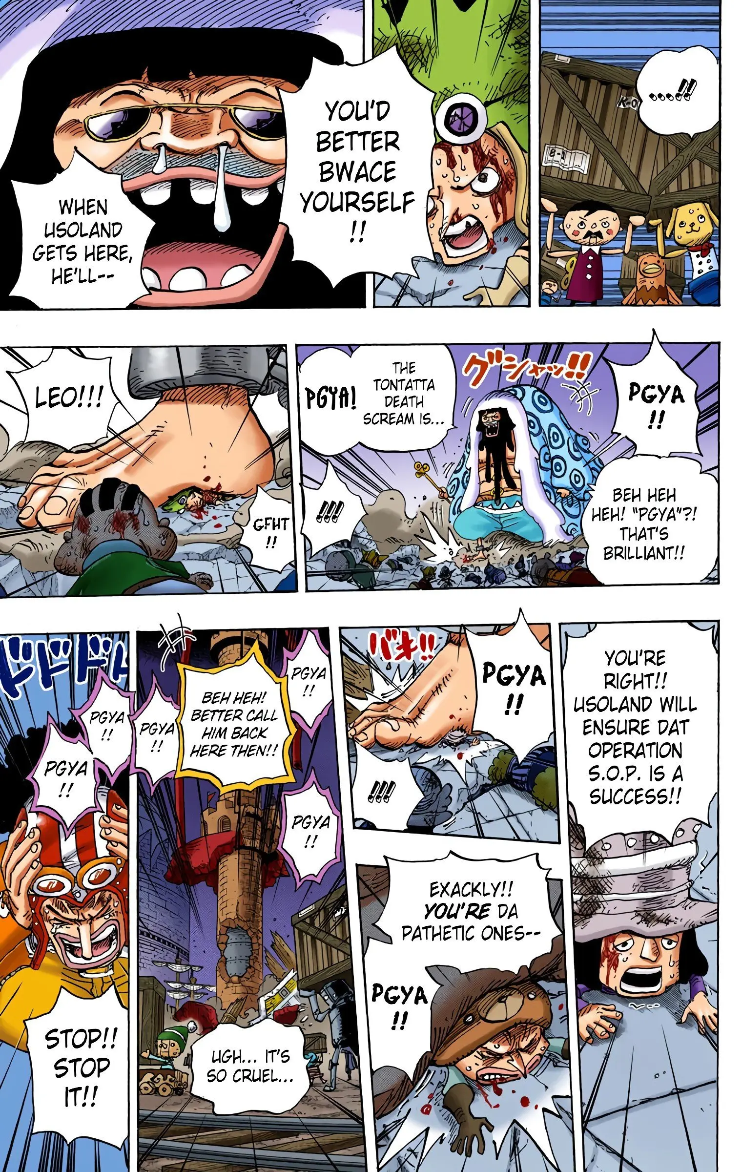 One Piece Colored, chapter 741, page 9