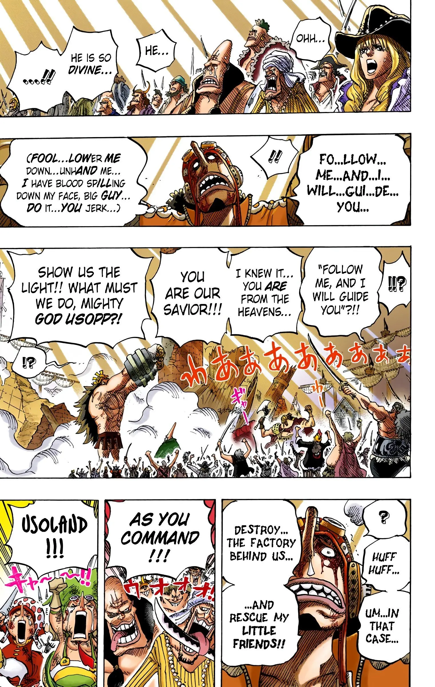 One Piece Colored, chapter 744, page 10