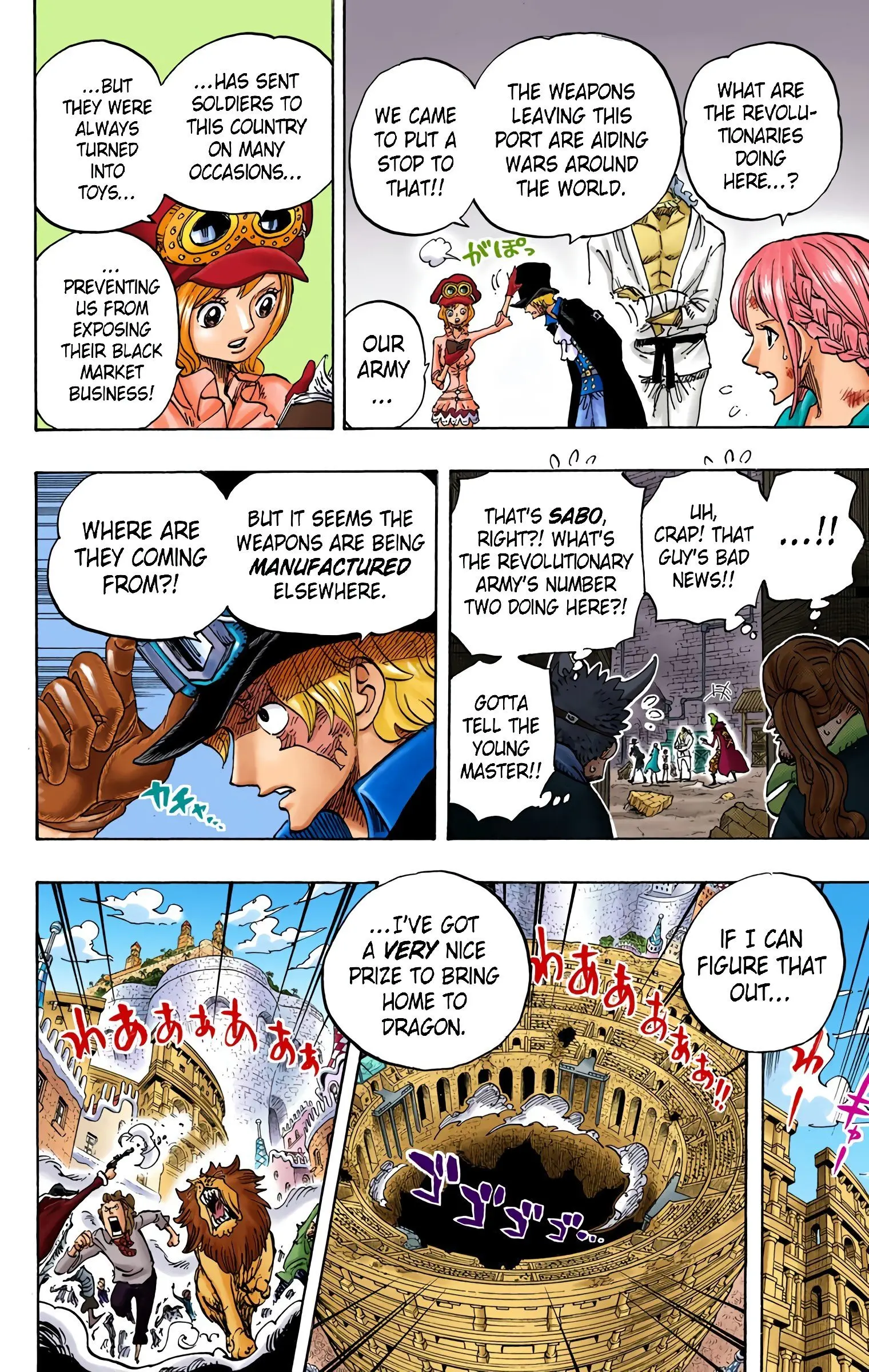 One Piece Colored, chapter 744, page 13
