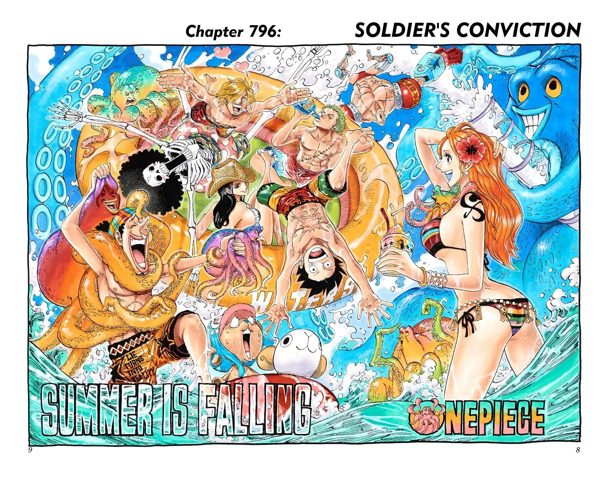 One Piece Colored, chapter 796, page 8