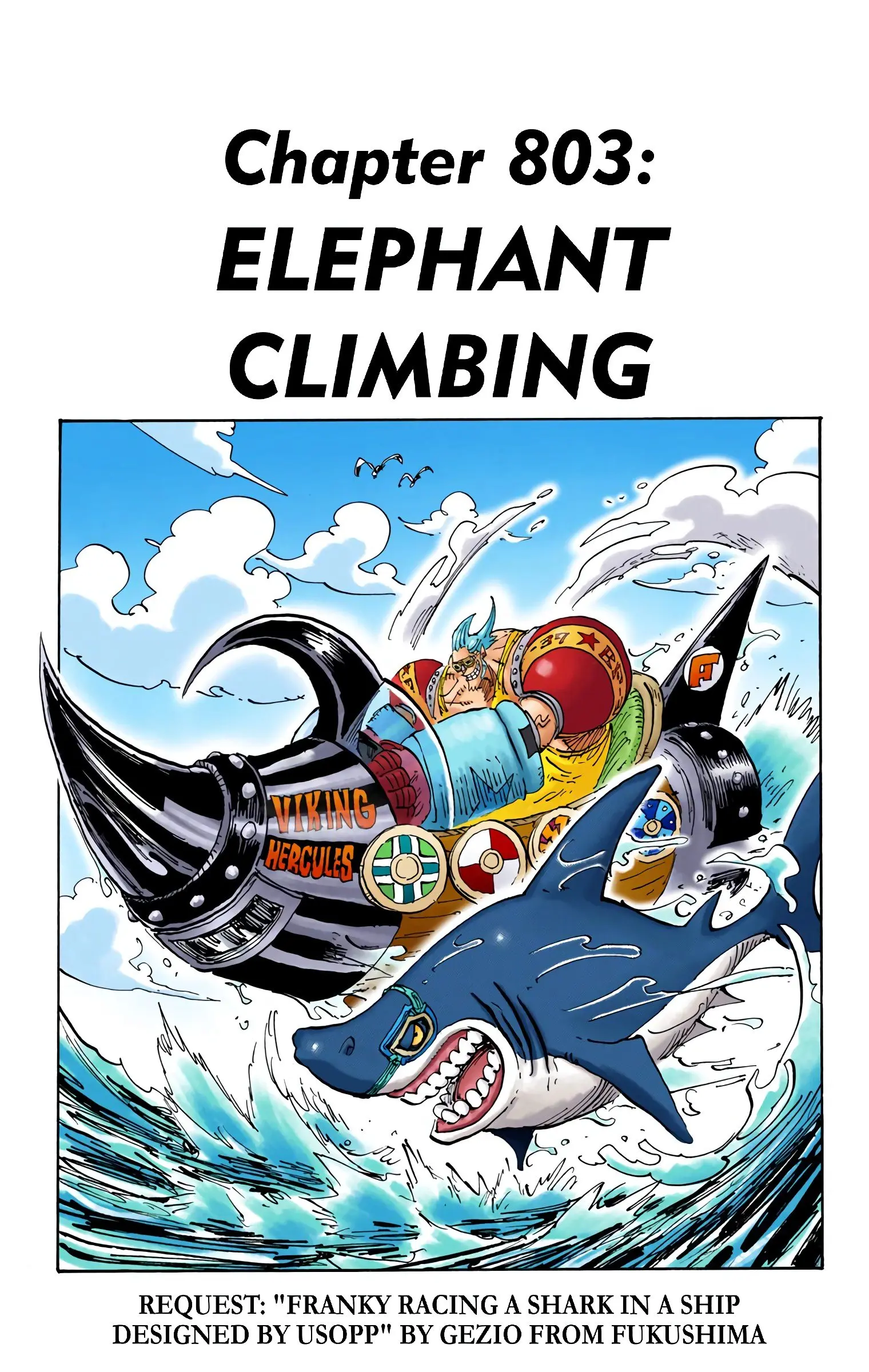 One Piece Colored, chapter 803, page 1