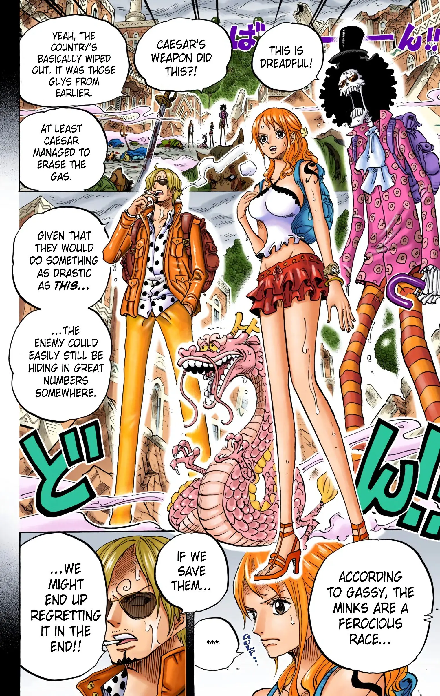 One Piece Colored, chapter 811, page 6