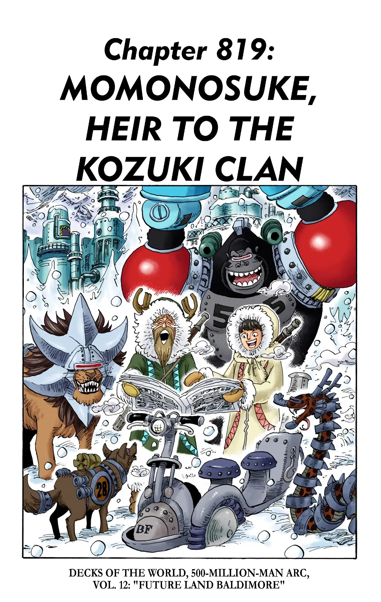 One Piece Colored, chapter 819, page 1