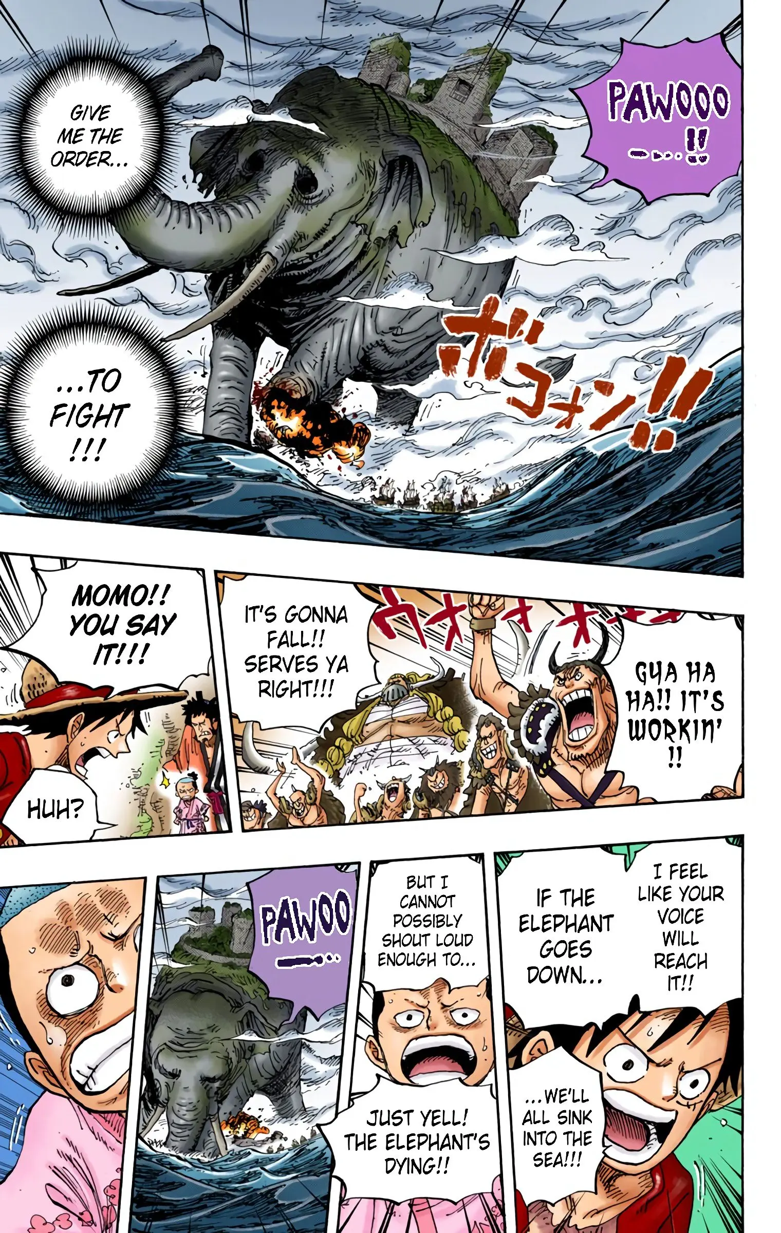 One Piece Colored, chapter 821, page 9
