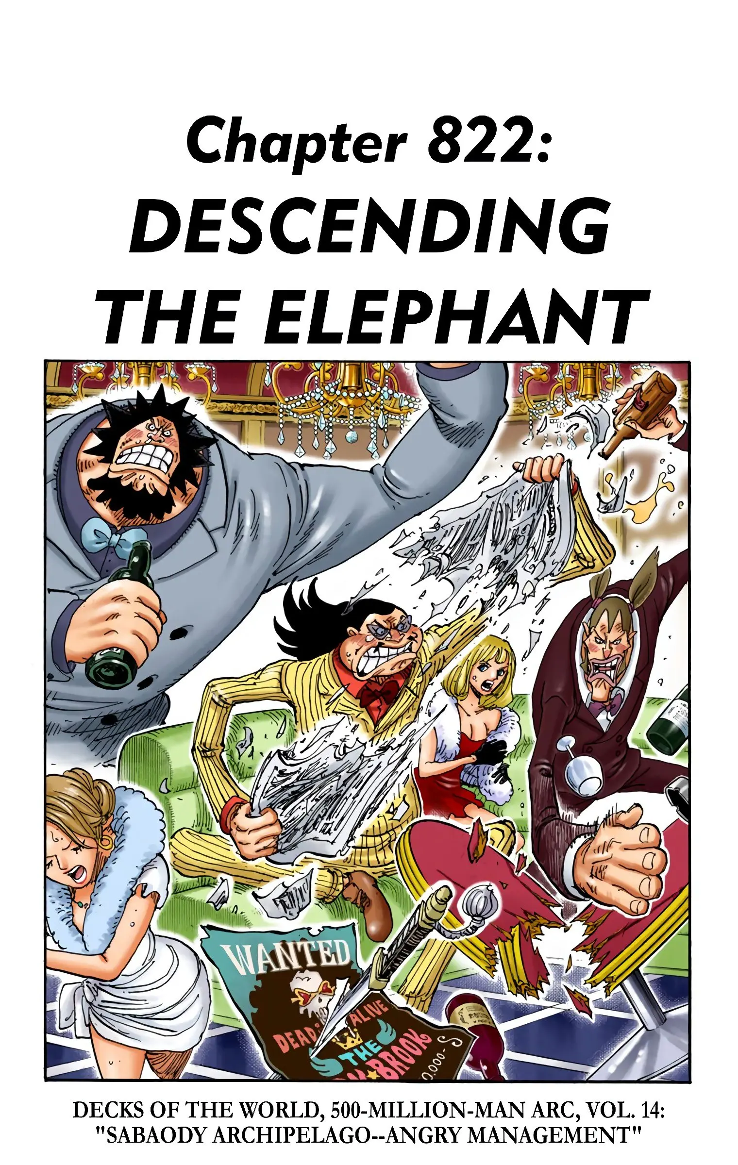 One Piece Colored, chapter 822, page 1