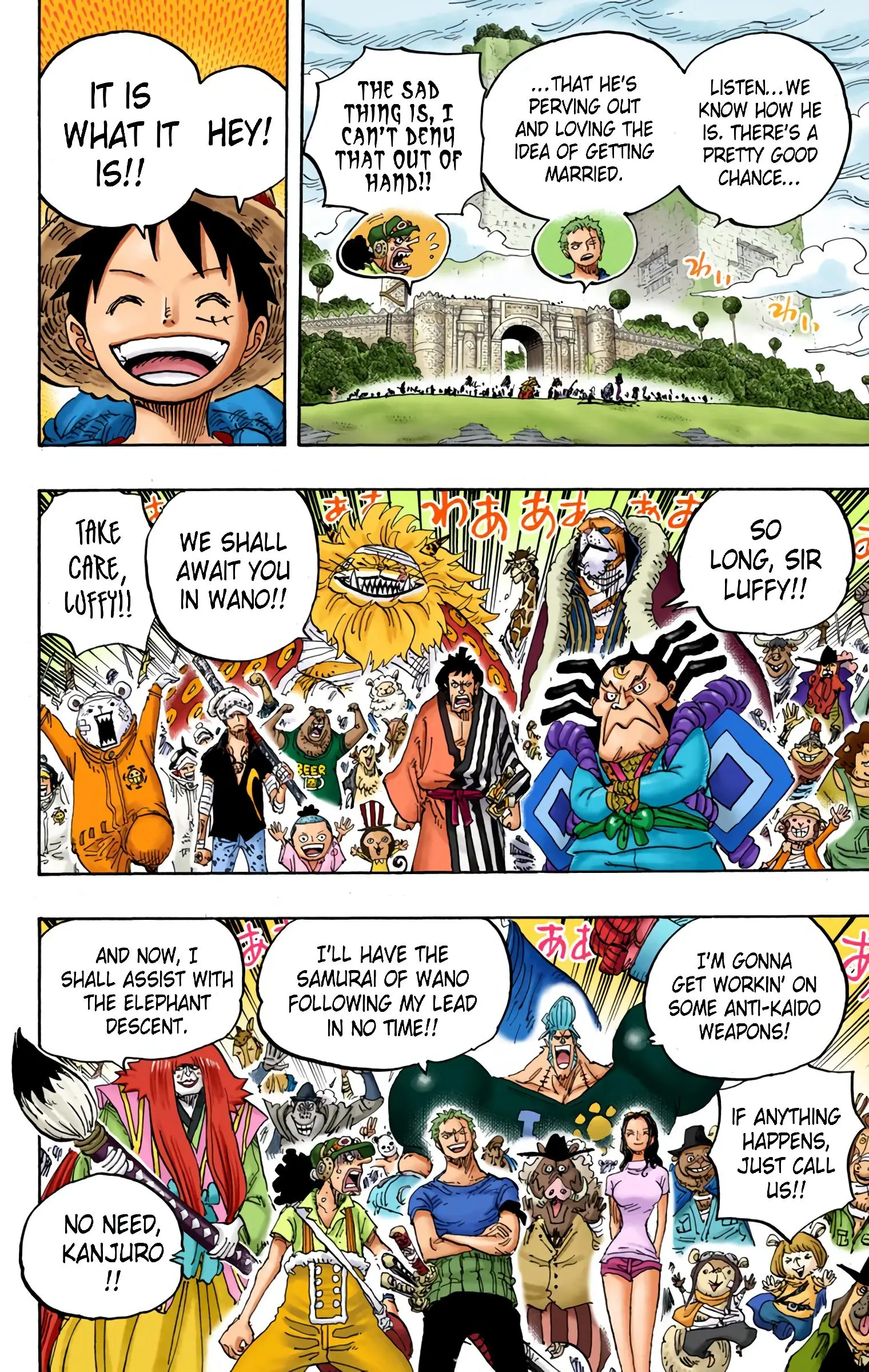 One Piece Colored, chapter 822, page 14