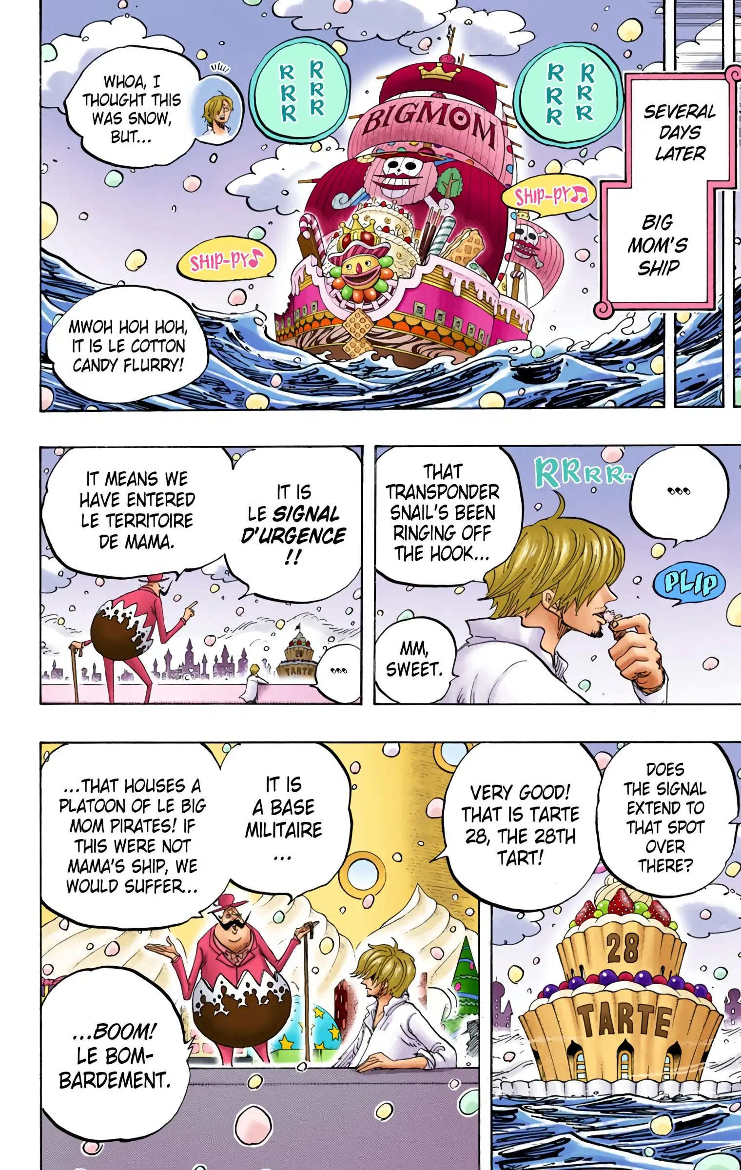 One Piece Colored, chapter 824, page 14