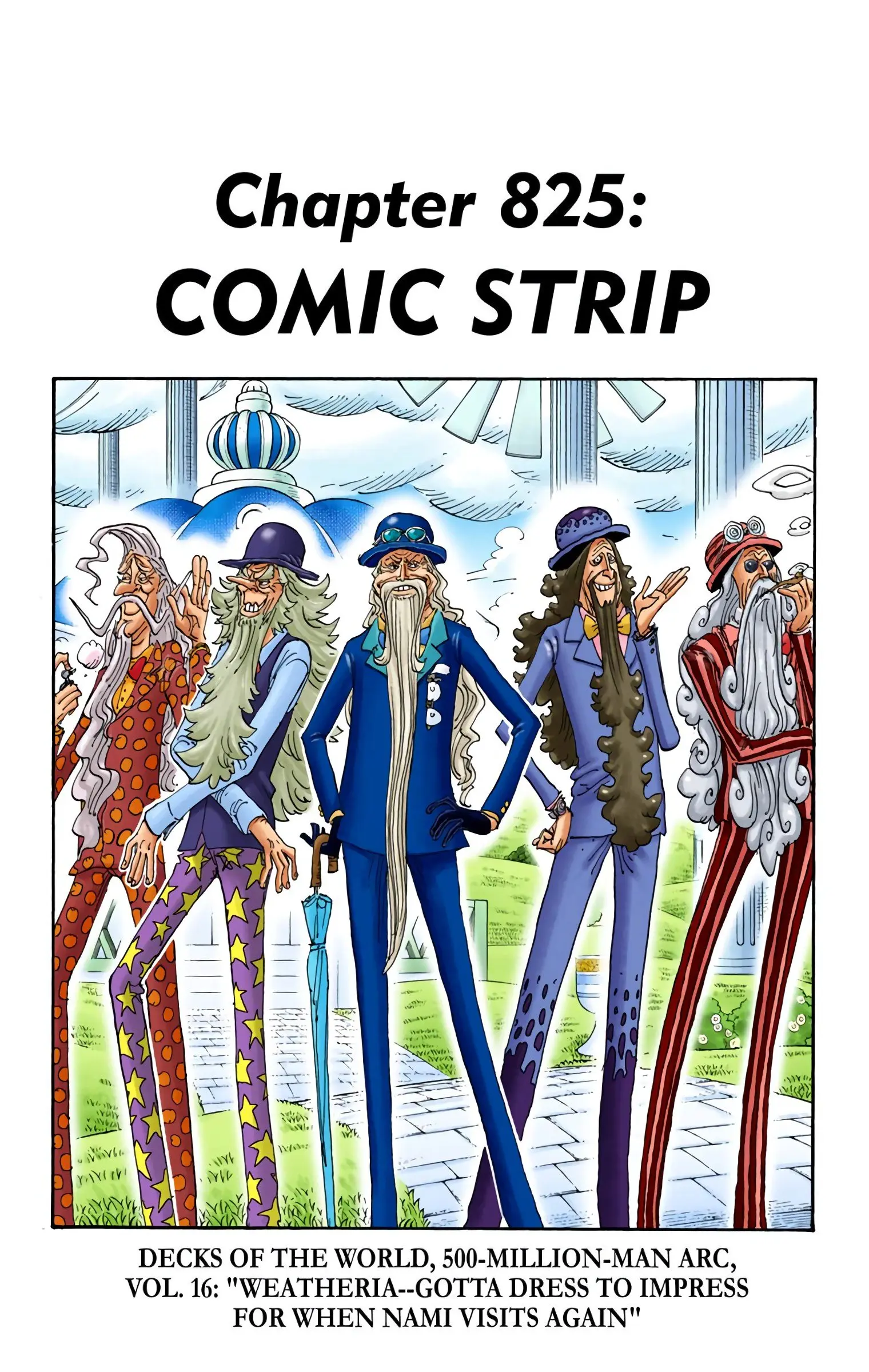 One Piece Colored, chapter 825, page 1