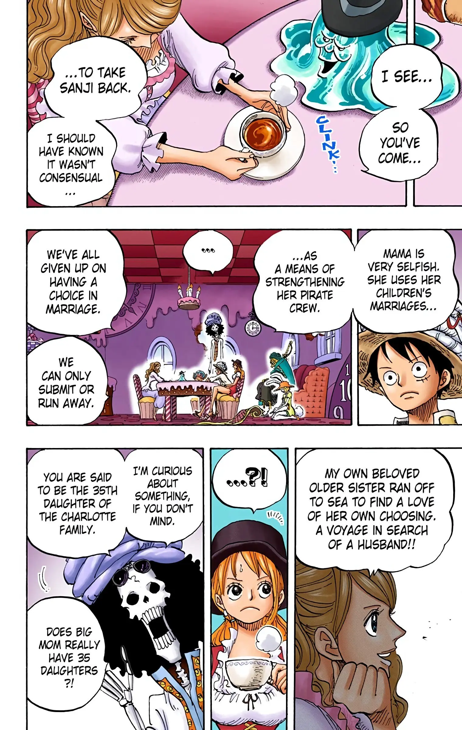 One Piece Colored, chapter 828, page 9