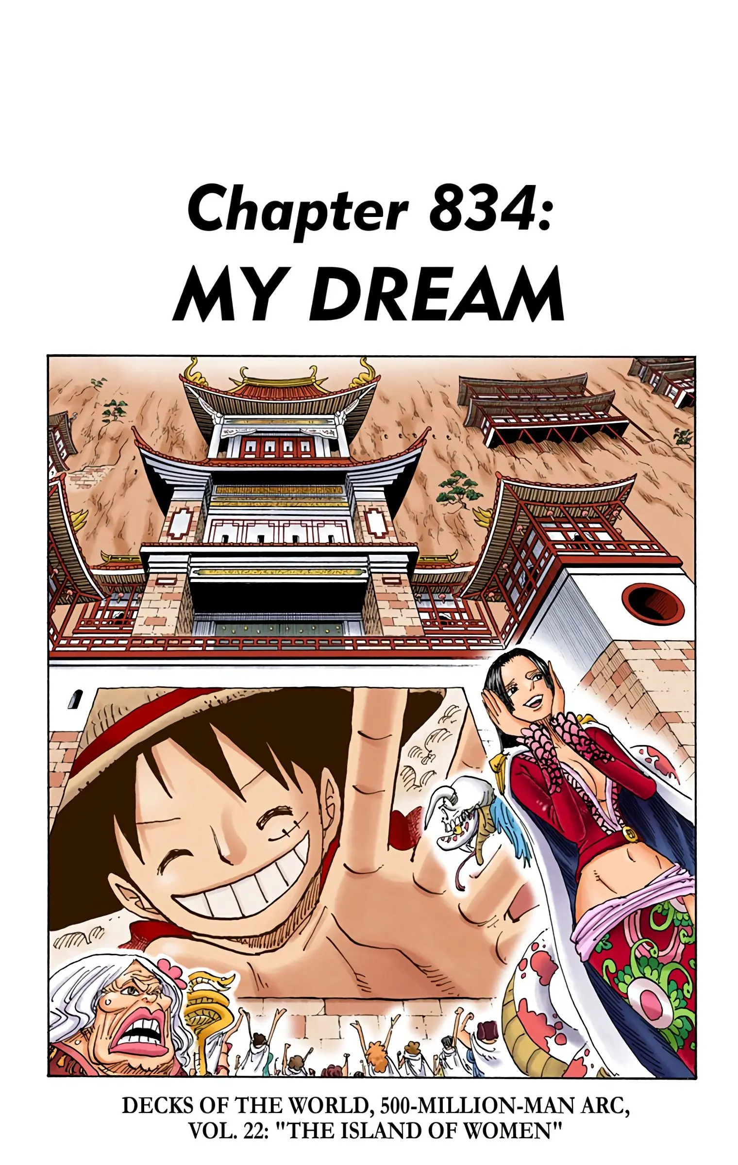One Piece Colored, chapter 834, page 1
