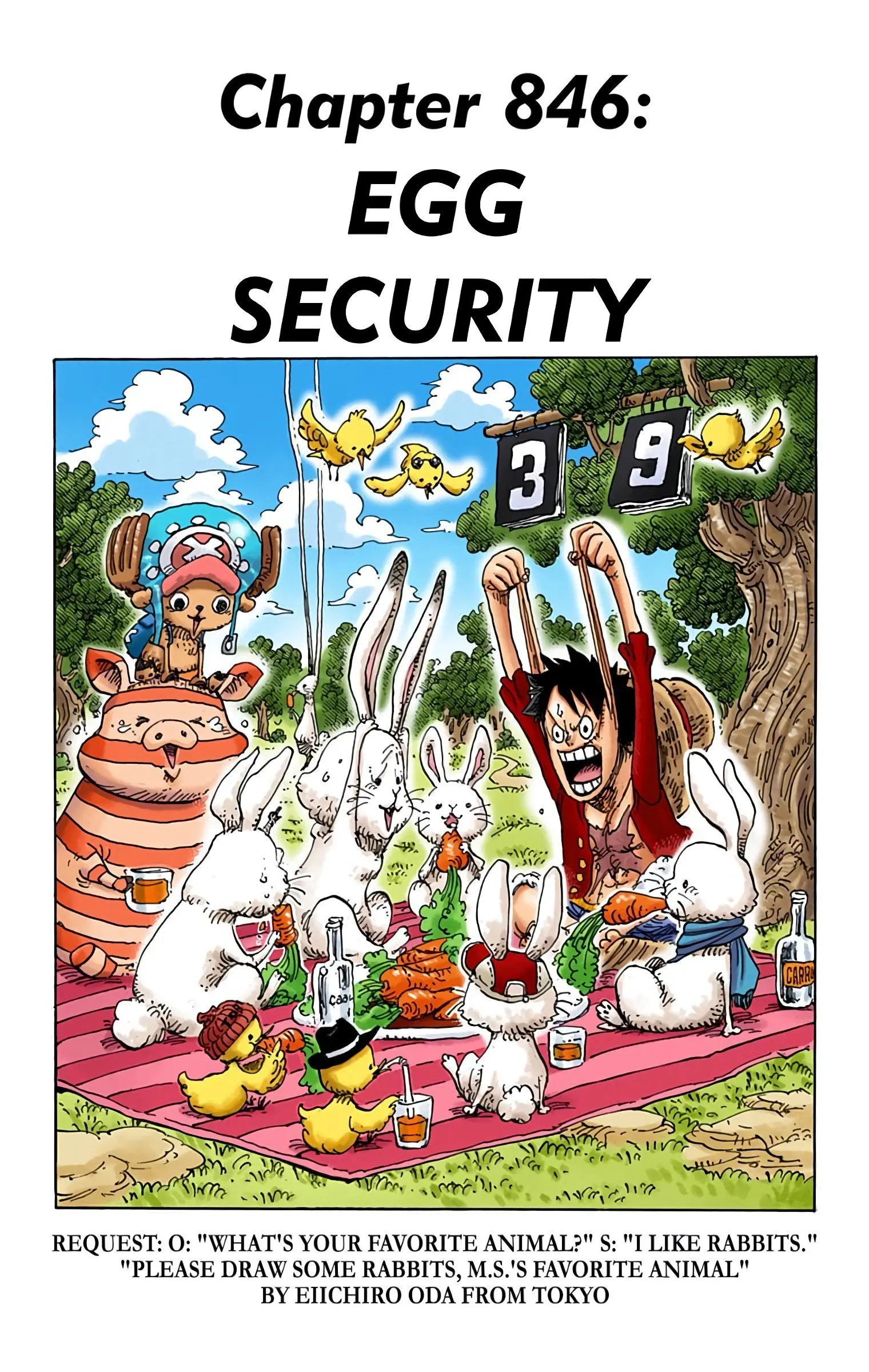 One Piece Colored, chapter 846, page 1