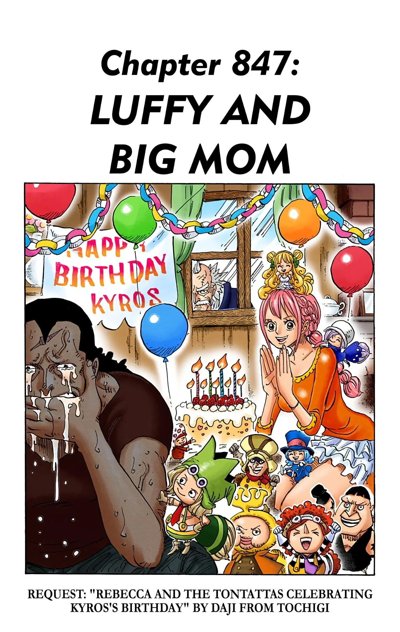 One Piece Colored, chapter 847, page 1