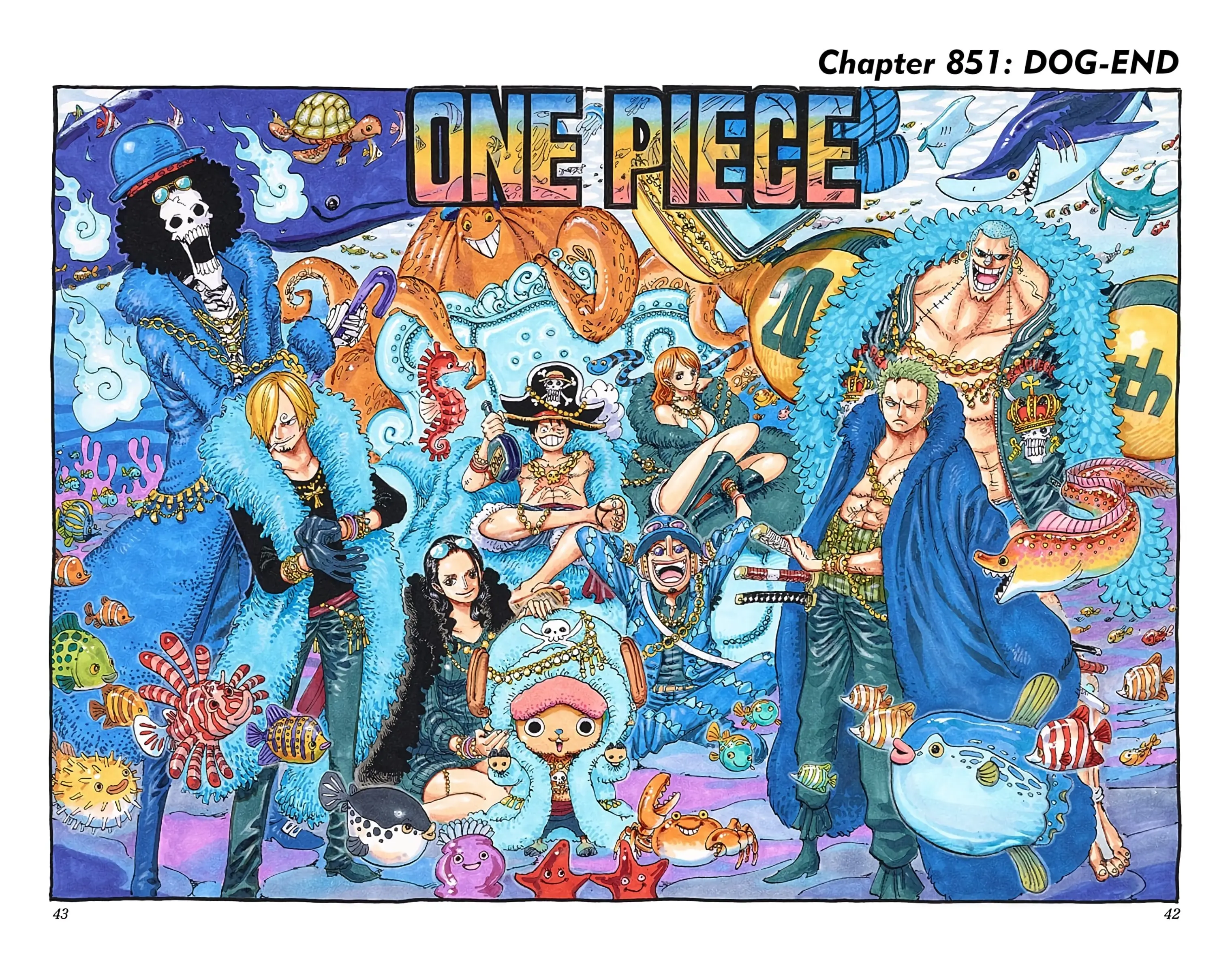 One Piece Colored, chapter 851, page 1
