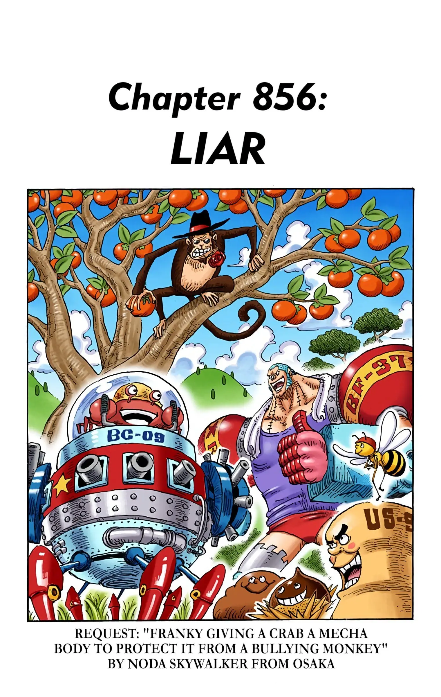 One Piece Colored, chapter 856, page 1