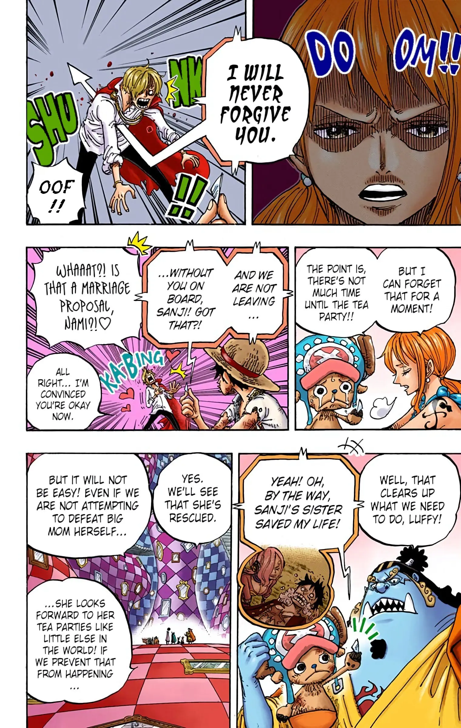 One Piece Colored, chapter 857, page 8