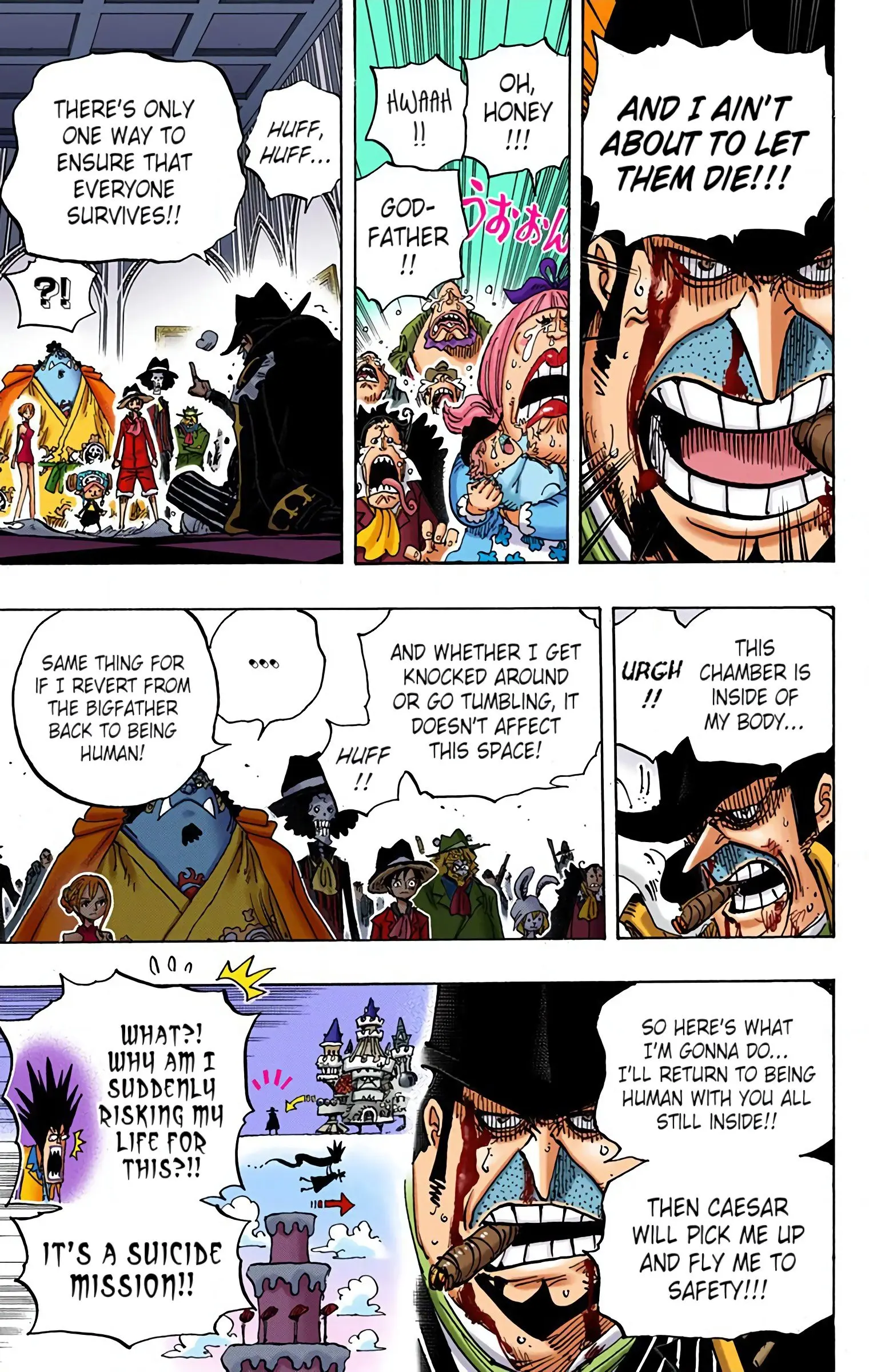 One Piece Colored, chapter 870, page 14