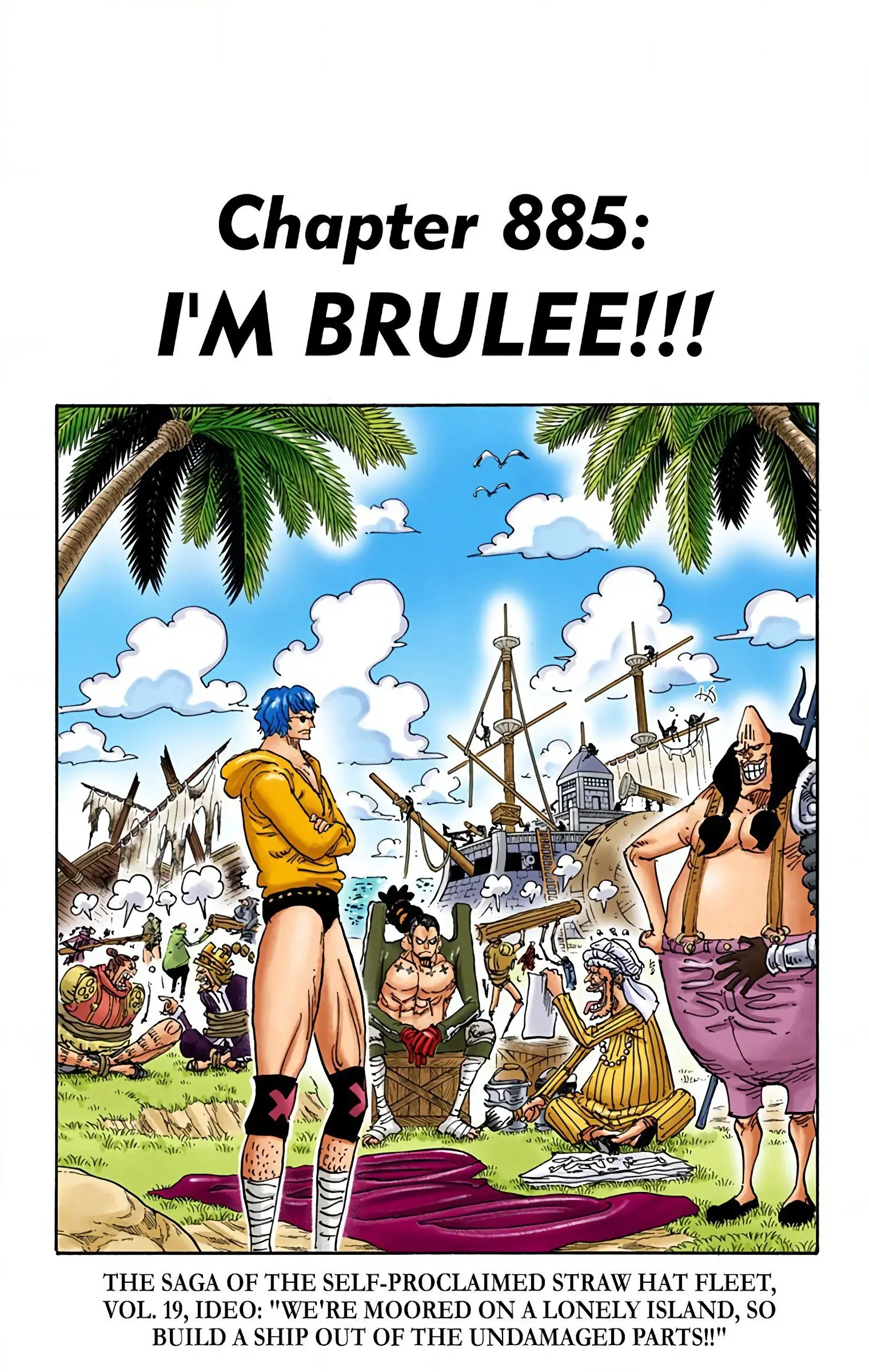 One Piece Colored, chapter 885, page 1