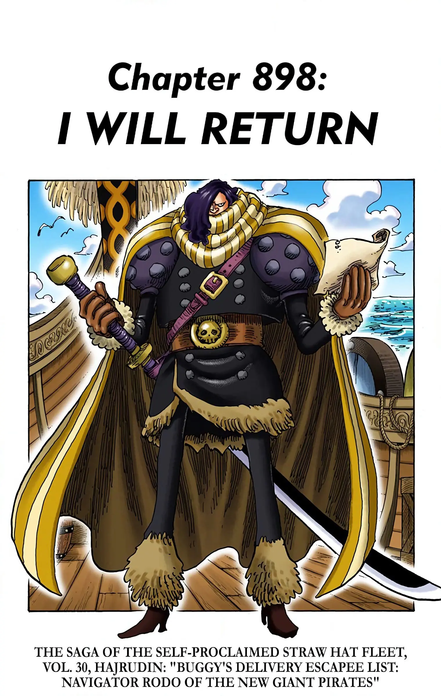 One Piece Colored, chapter 898, page 1