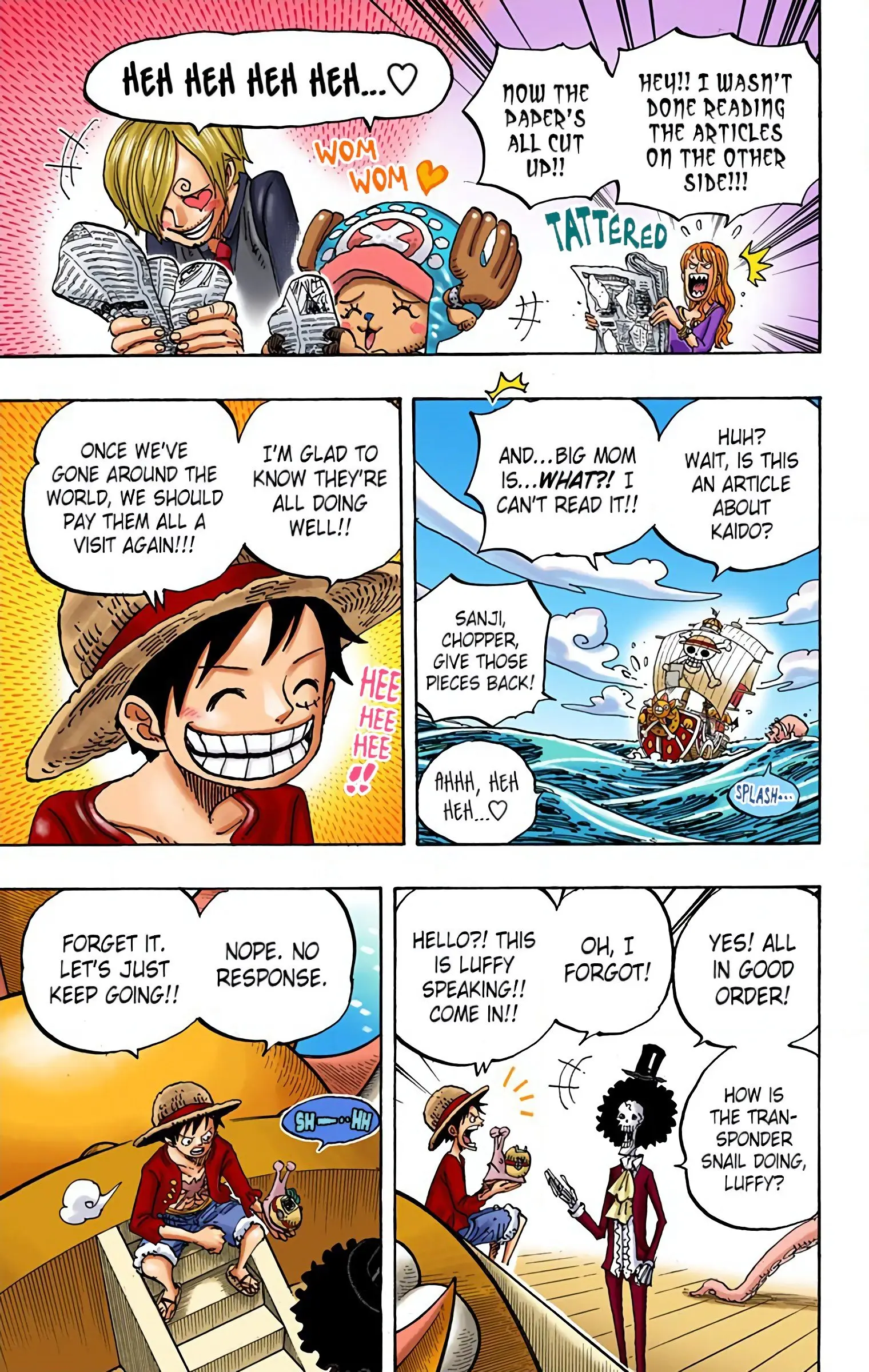 One Piece Colored, chapter 910, page 4