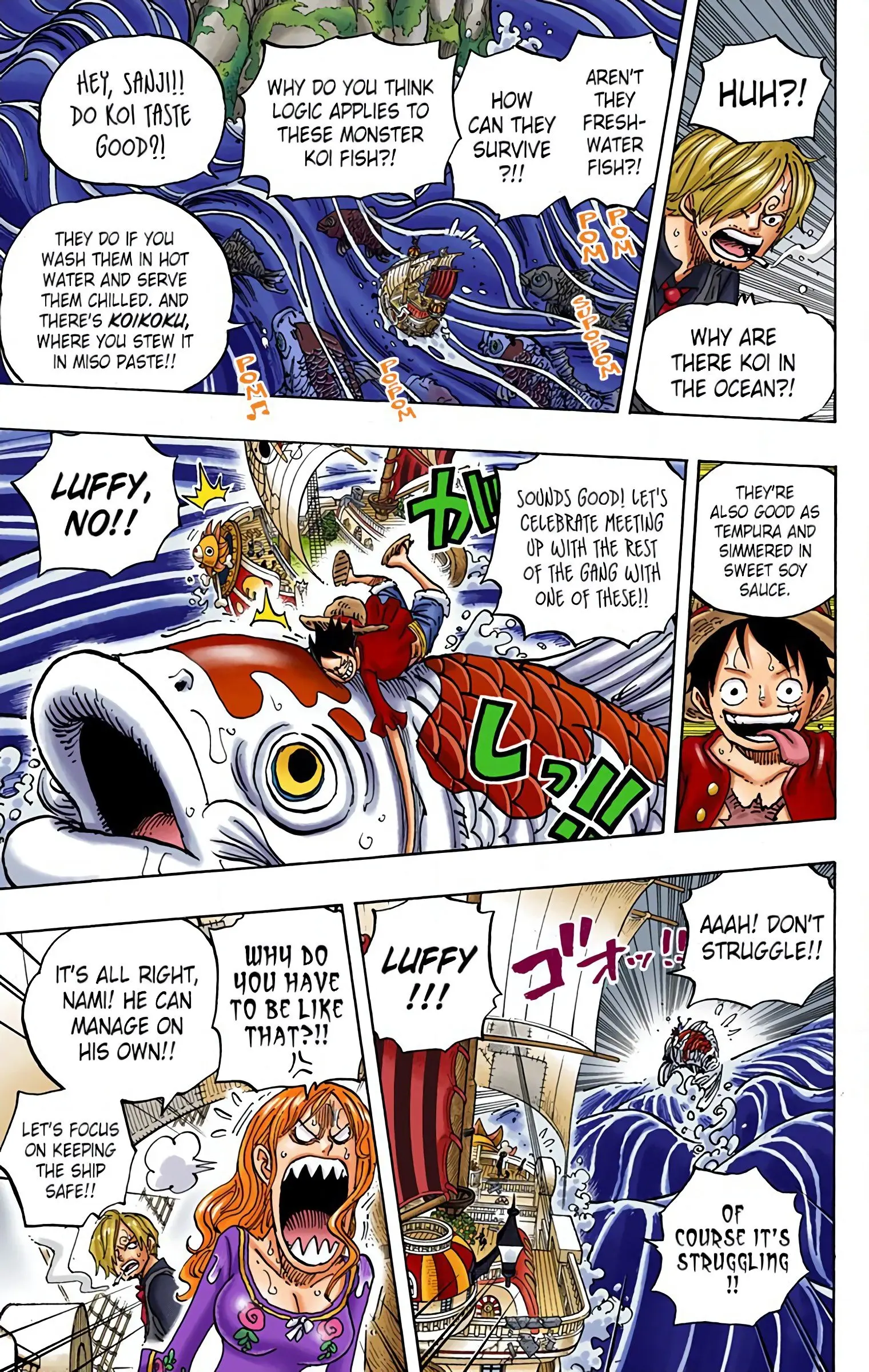 One Piece Colored, chapter 910, page 7
