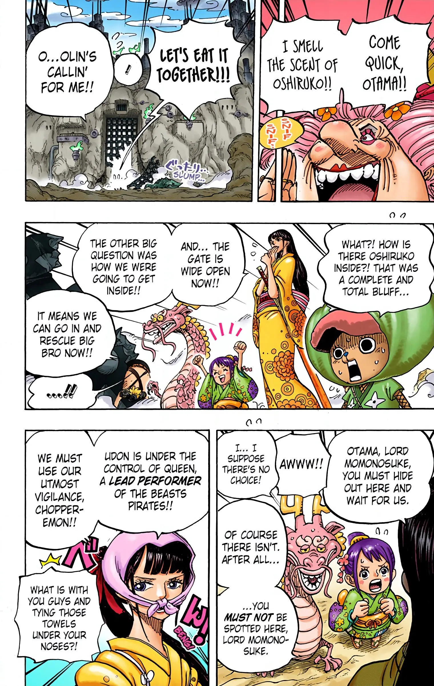 One Piece Colored, chapter 945, page 14