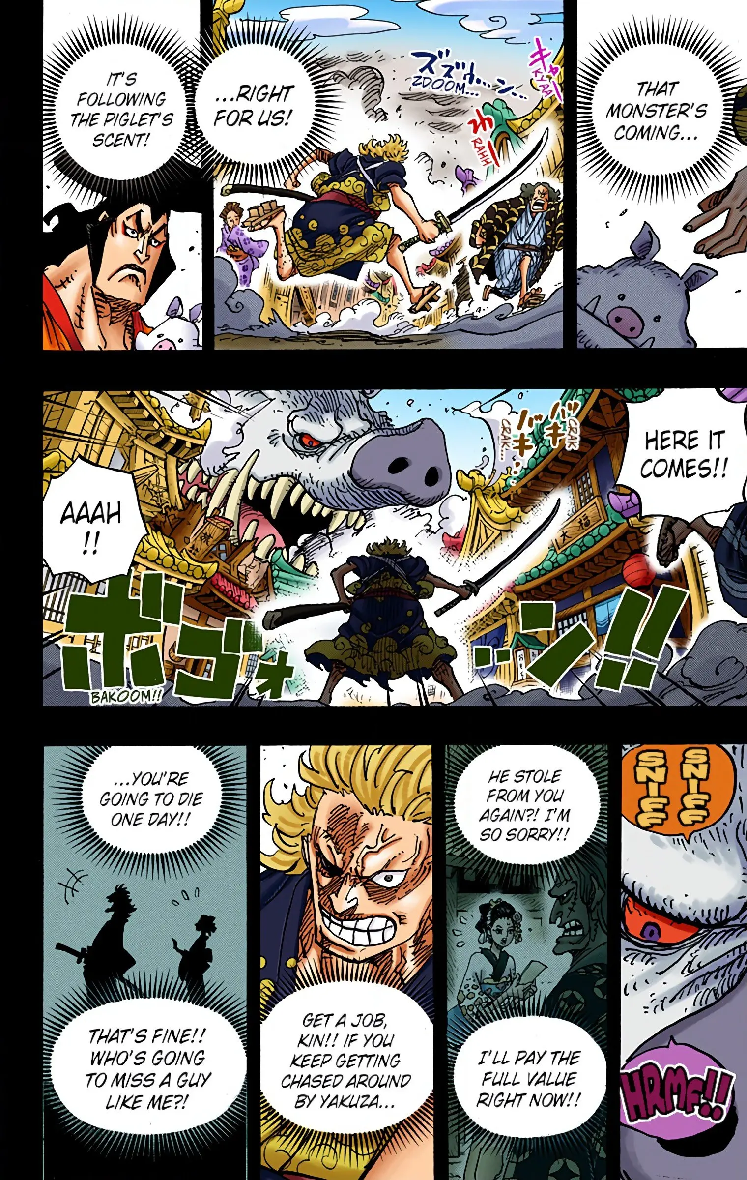 One Piece Colored, chapter 961, page 6