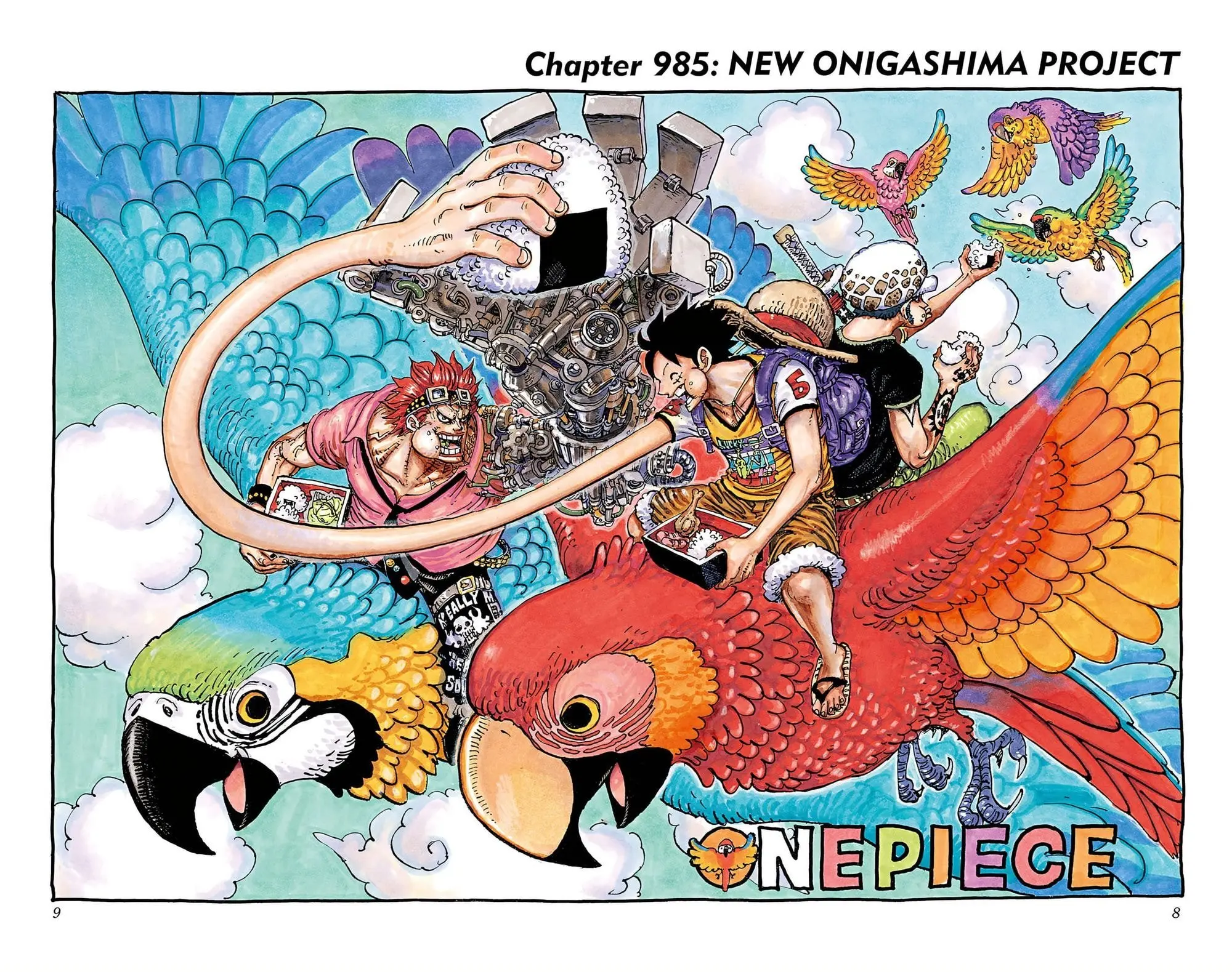One Piece Colored, chapter 985, page 9