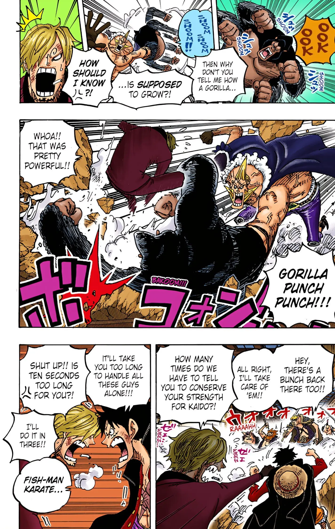 One Piece Colored, chapter 993, page 8