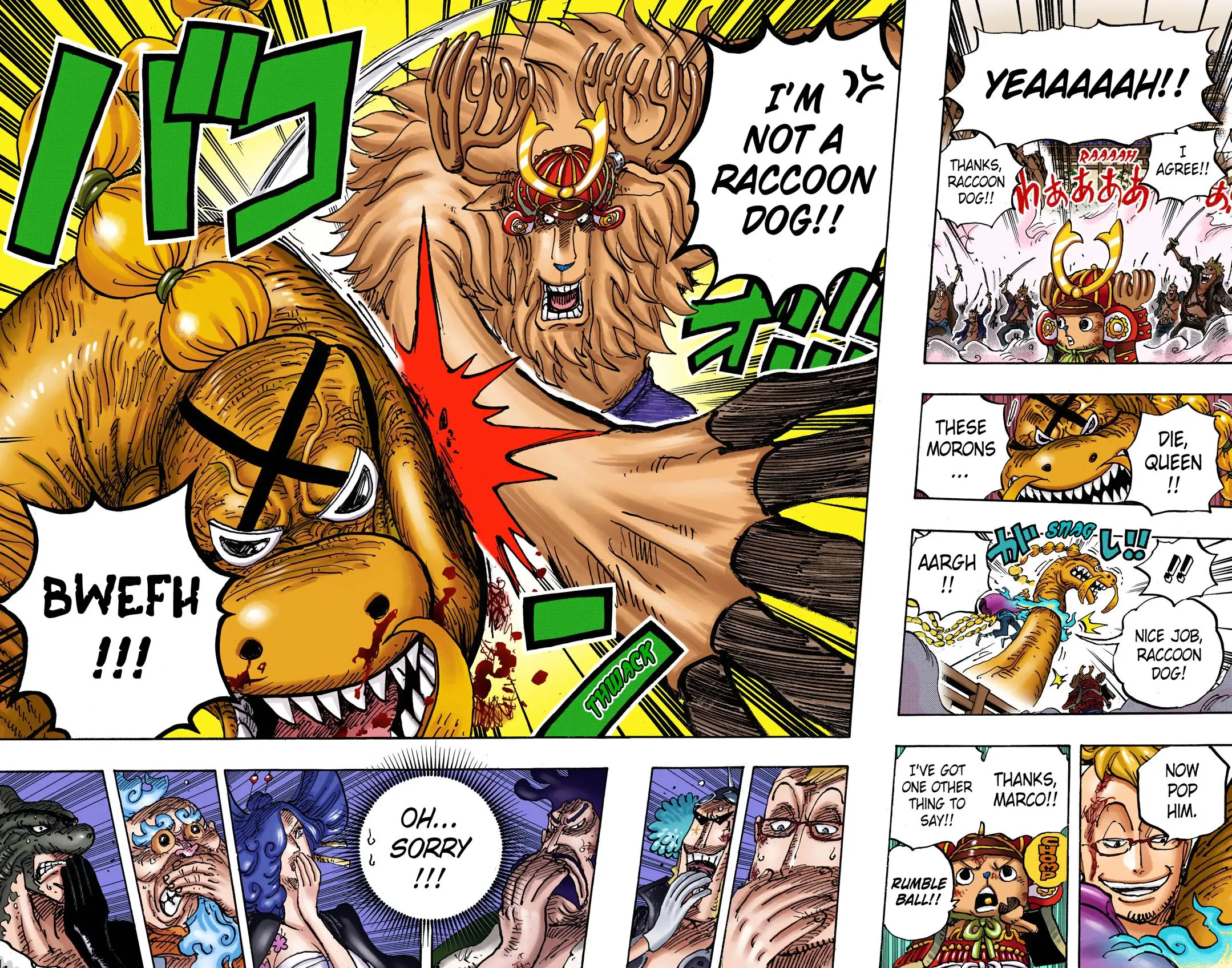 One Piece Colored, chapter 1007, page 12
