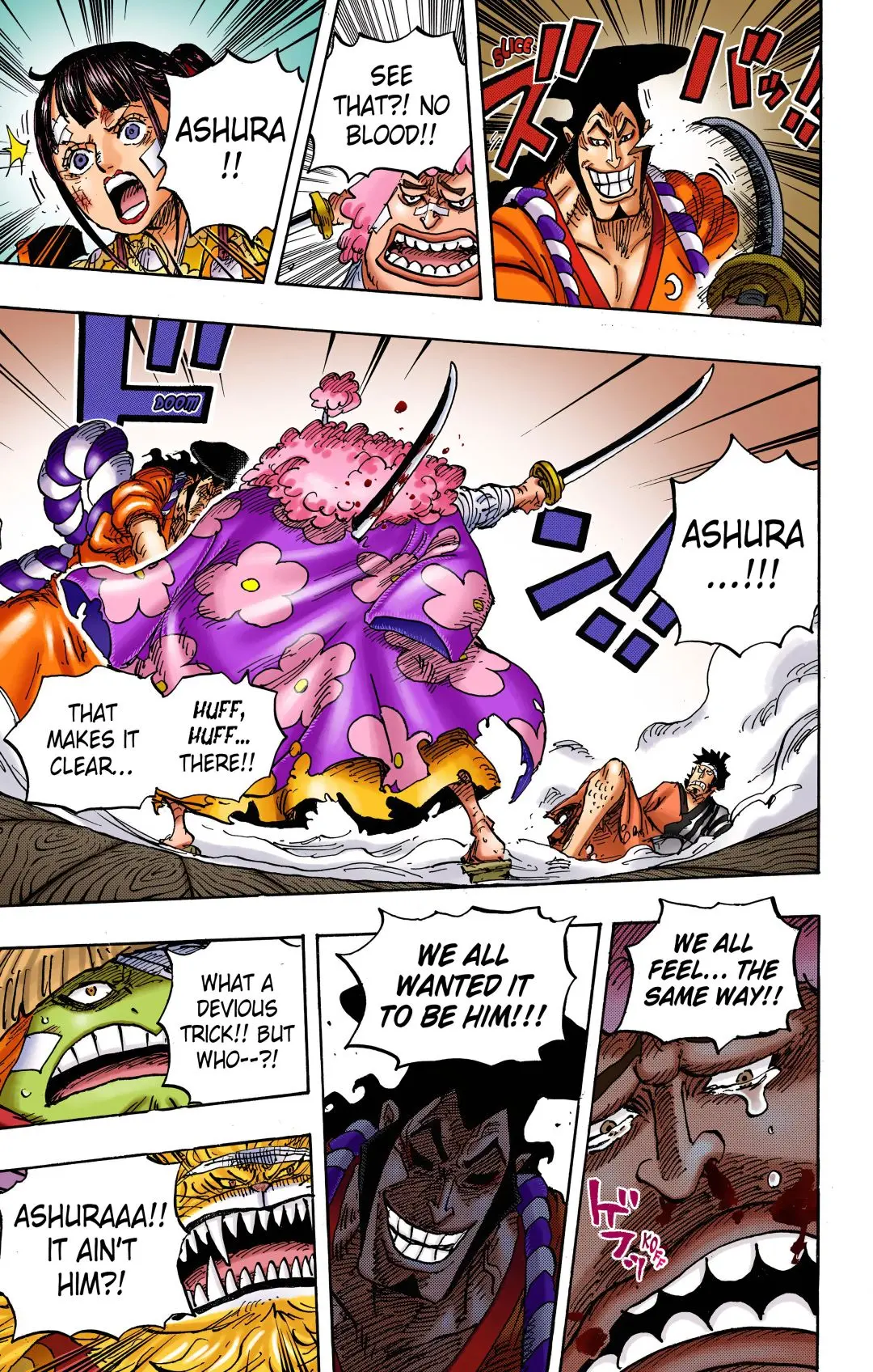 One Piece Colored, chapter 1008, page 5