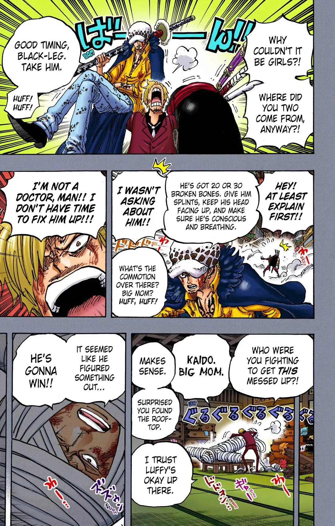 One Piece Colored, chapter 1012, page 9