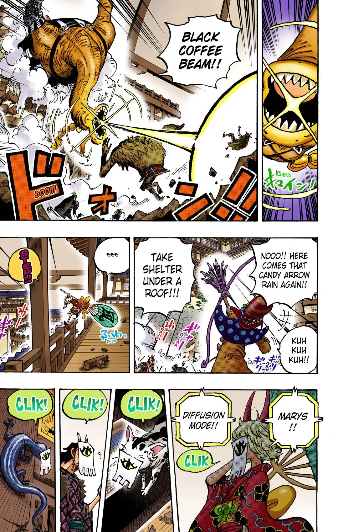 One Piece Colored, chapter 1014, page 7