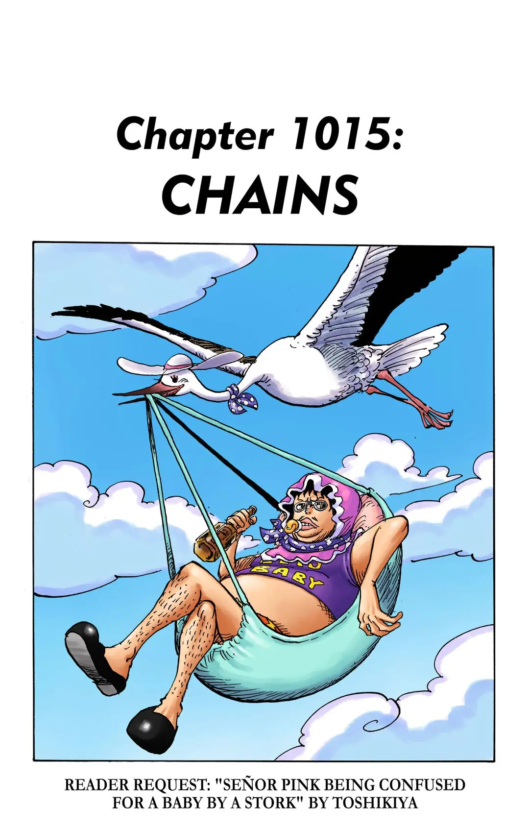 One Piece Colored, chapter 1015, page 1