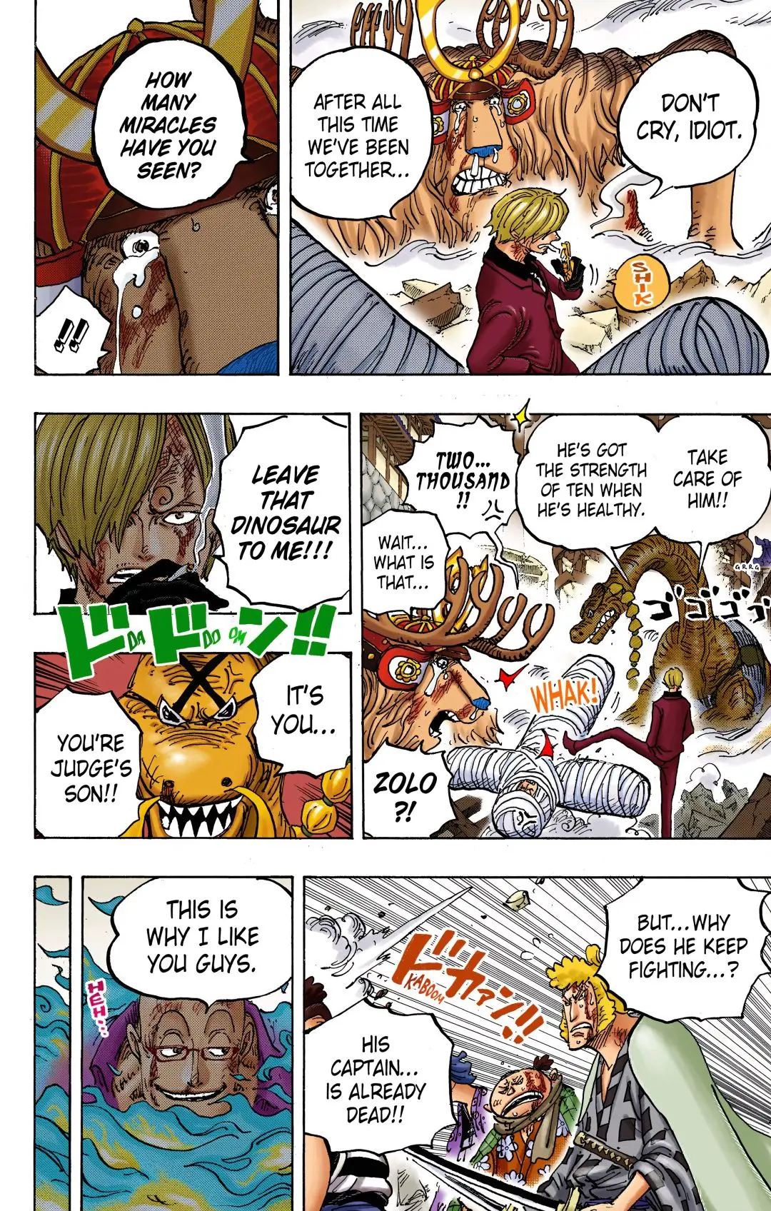 One Piece Colored, chapter 1015, page 7