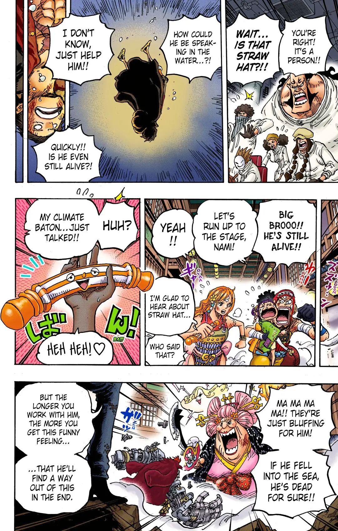 One Piece Colored, chapter 1015, page 14