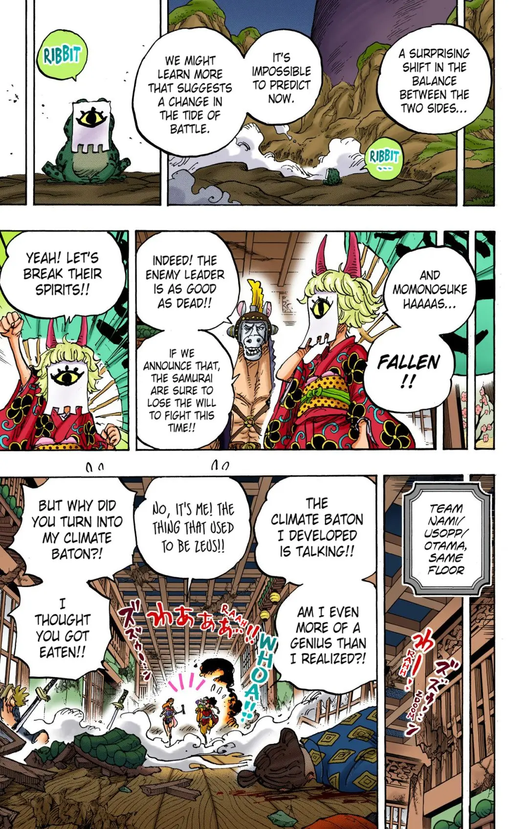 One Piece Colored, chapter 1016, page 10