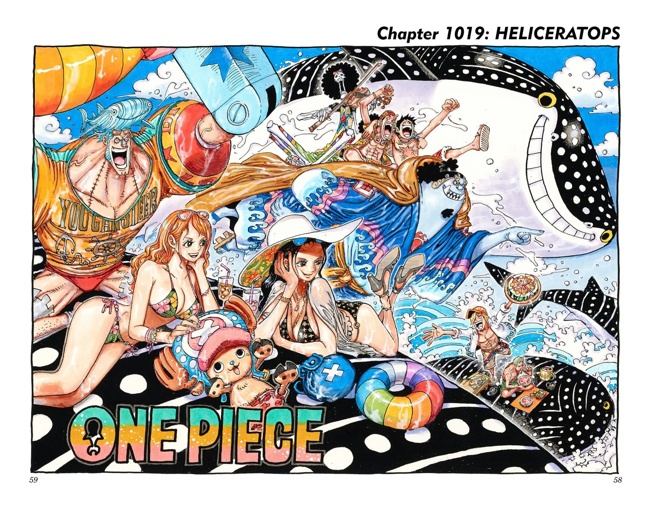 One Piece Colored, chapter 1019, page 1