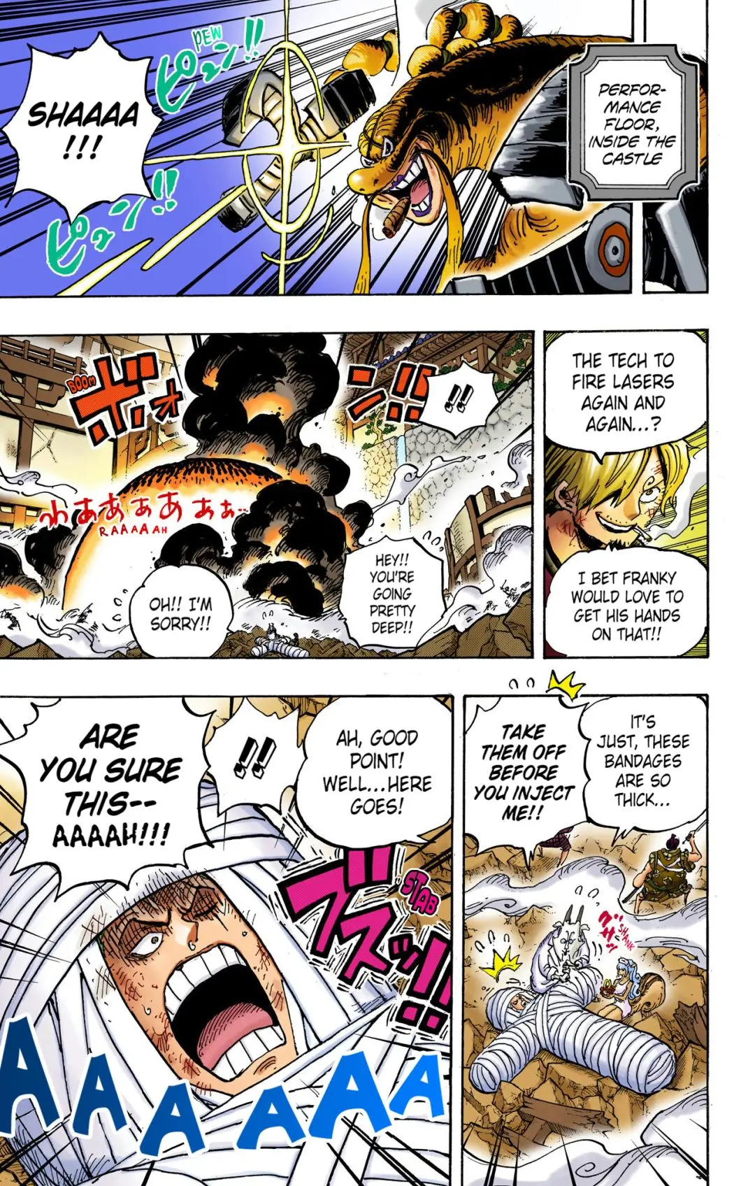 One Piece Colored, chapter 1019, page 2