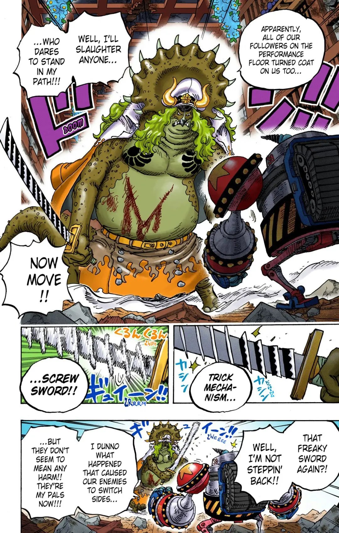 One Piece Colored, chapter 1019, page 5