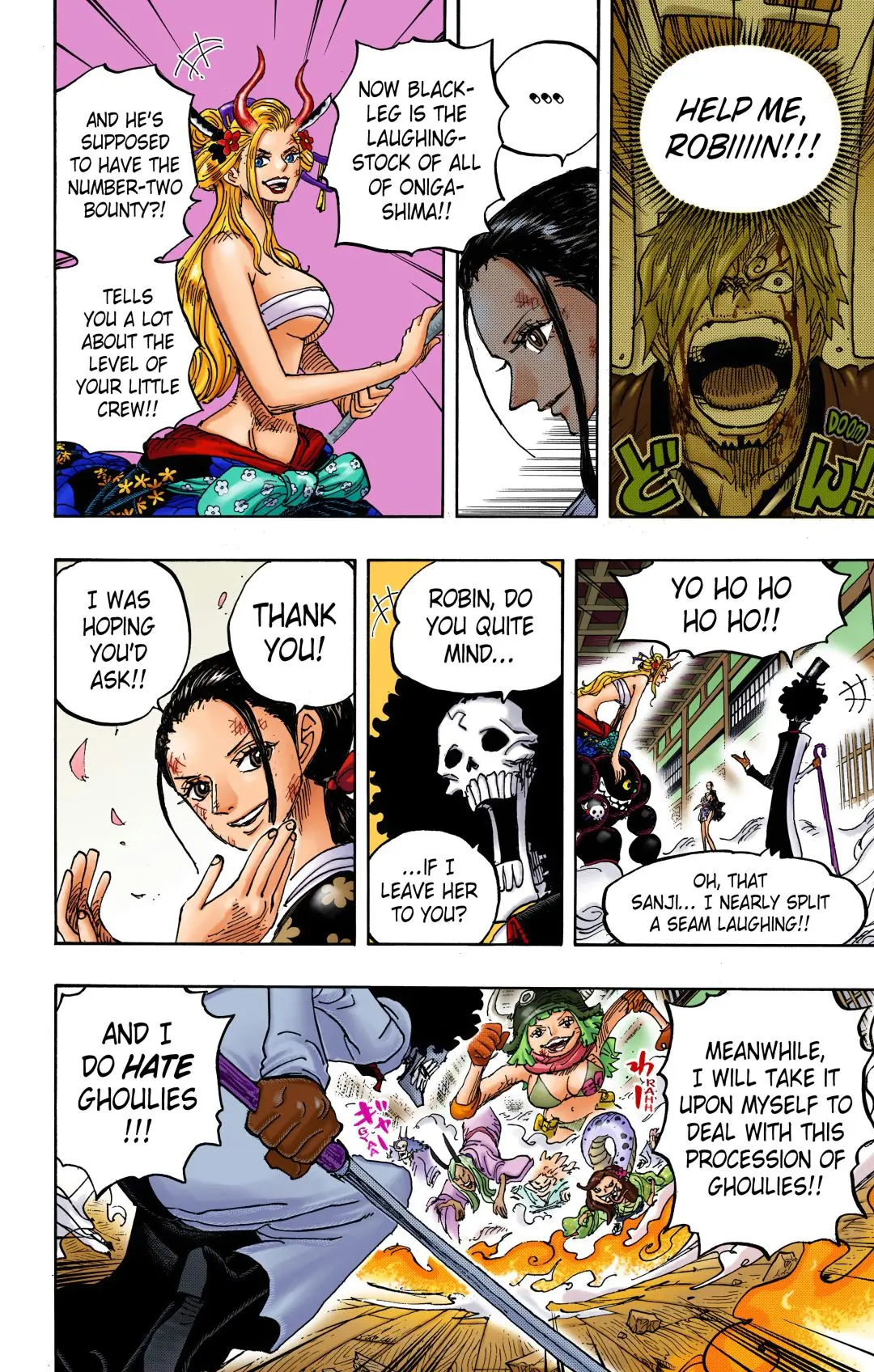 One Piece Colored, chapter 1020, page 14