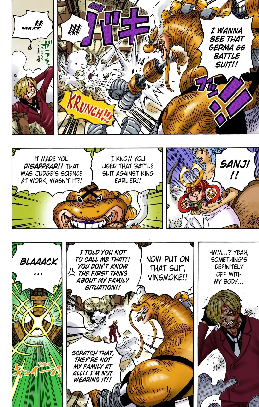 One Piece Colored, chapter 1028, page 9