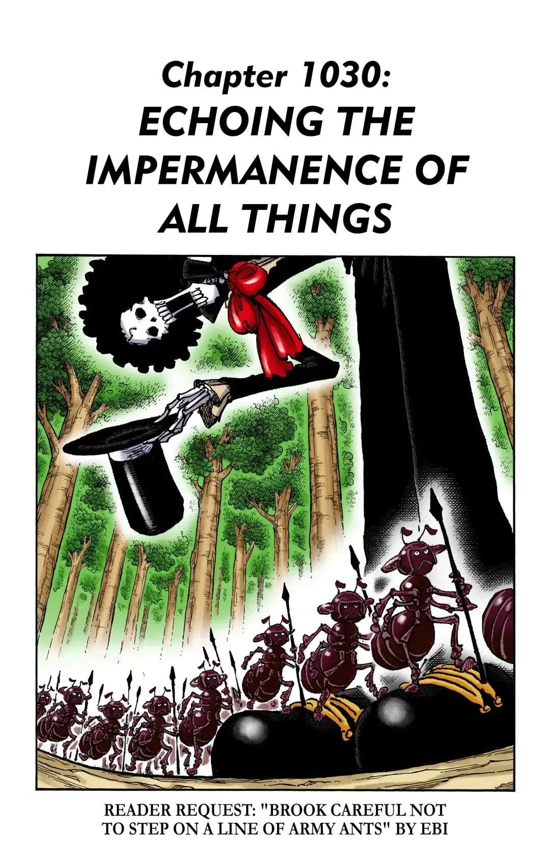 One Piece Colored, chapter 1030, page 1