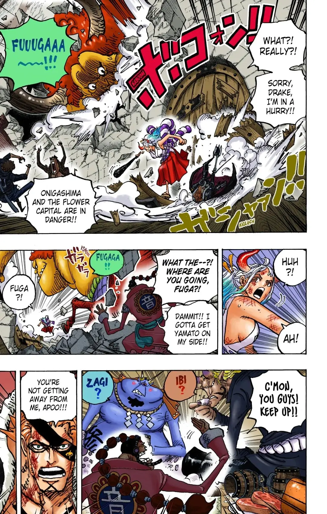 One Piece Colored, chapter 1031, page 9