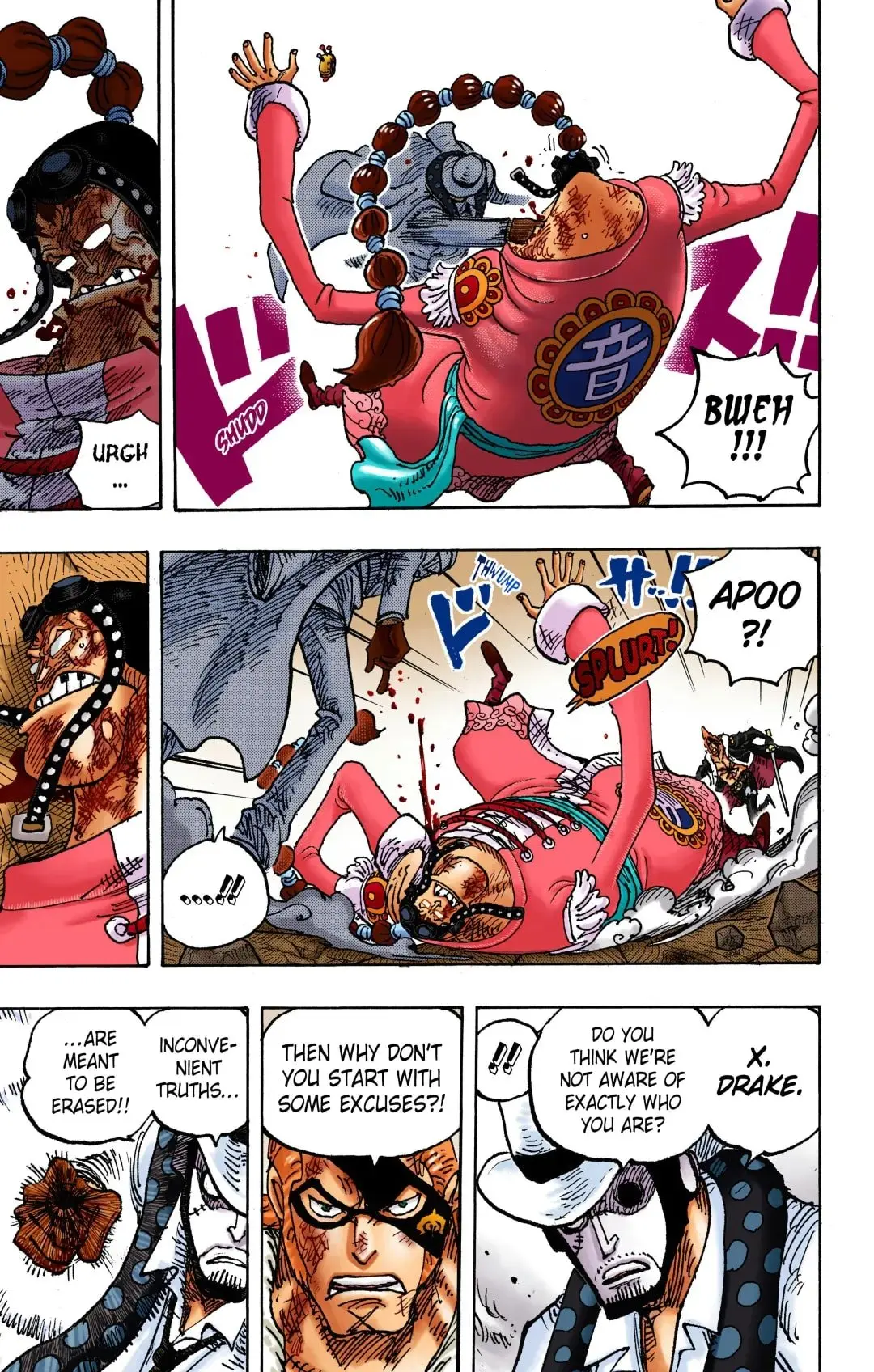 One Piece Colored, chapter 1032, page 7