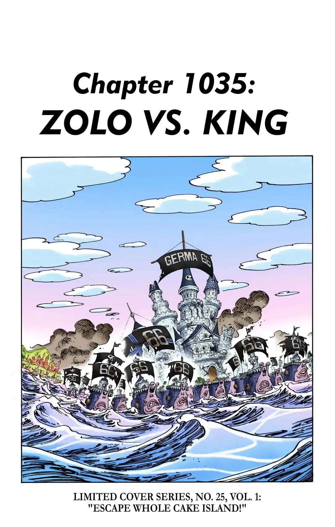 One Piece Colored, chapter 1035, page 1